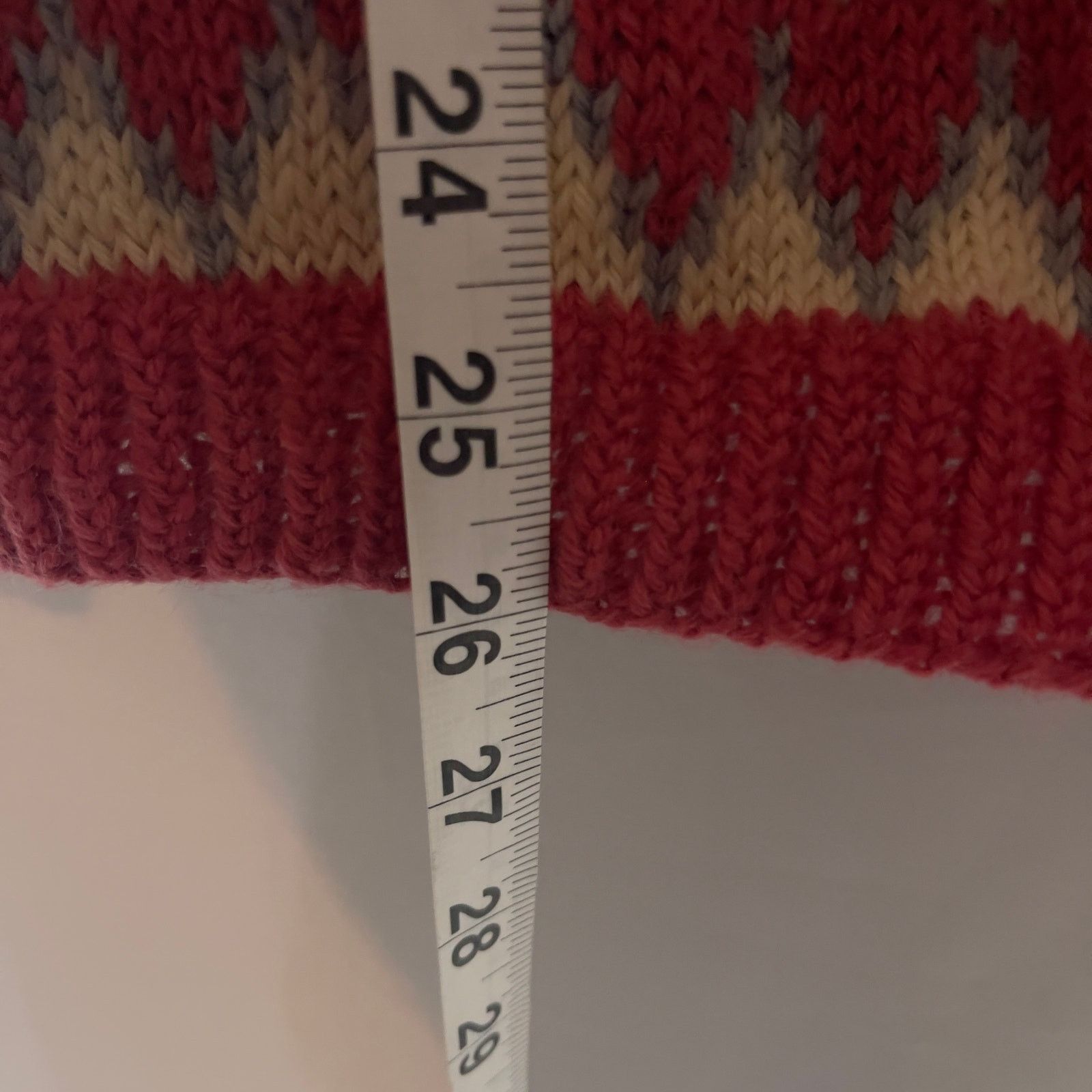 Vintage Vintage Handknitt Pink Fair Isle Nordic Sweater 100% Wool Size S / US 4 / IT 40 - 8 Thumbnail