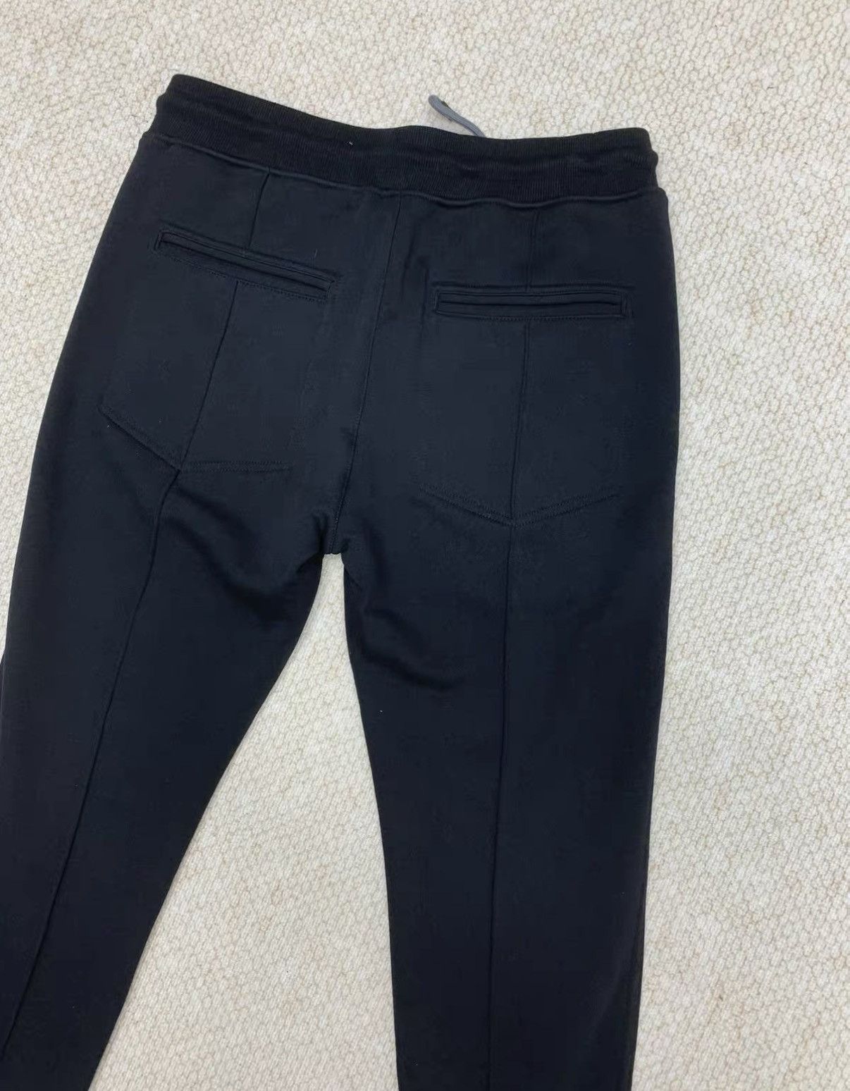 Brunello Cucinelli BRUNELLO CUCINELLI Black Cotton Track Pants Size US 36 / EU 52 - 6 Thumbnail