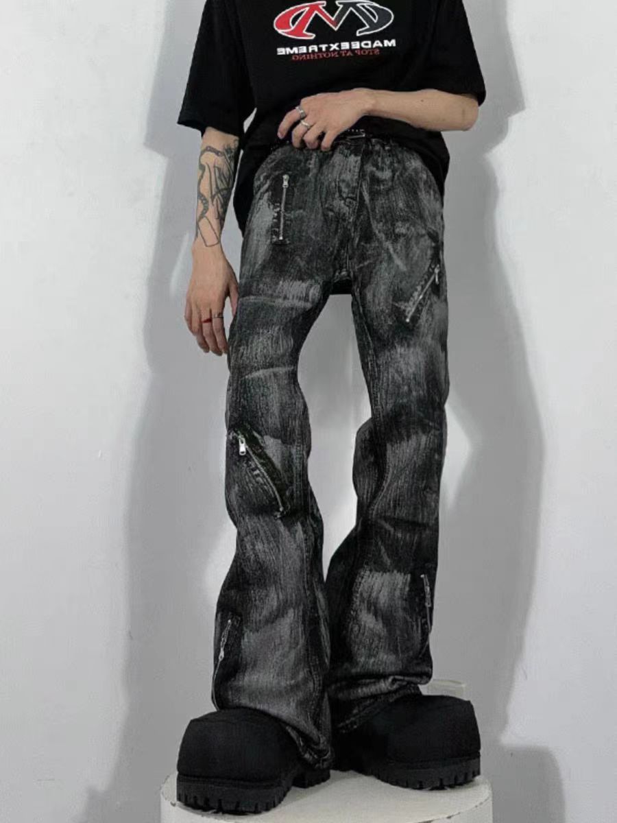 Japanese Brand × Jean × Streetwear Vintage waxed dirty wash