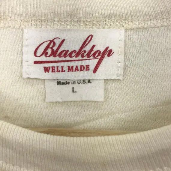 Japanese Brand Vtg 90’ BLACKTOP MOTORCYCLE Made In USA Nude Tee Shirt Size US S / EU 44-46 / 1 - 7 Thumbnail
