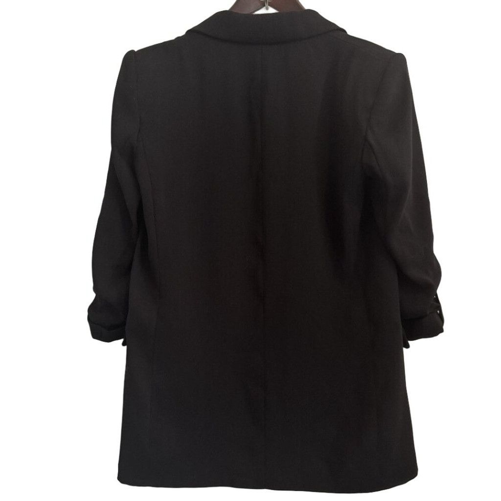 Zara 🖤 ZARA Open Front Blazer With Rolled-Up Sleeves | Size S Size S / US 4 / IT 40 - 8 Thumbnail