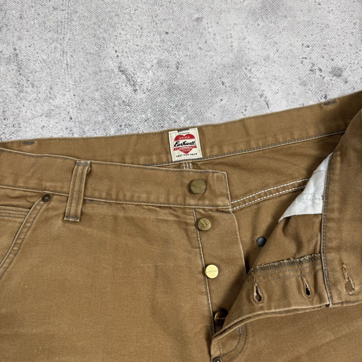 Carhartt × Vintage Carhartt Distressed Logger Pants Size US 34 / EU 50 - 7 Thumbnail