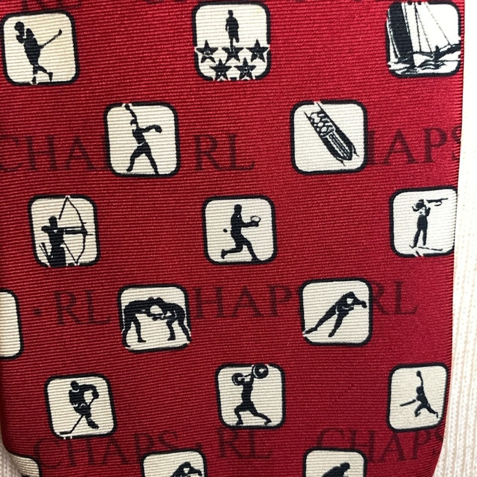 Chaps Ralph Lauren Chaps Ralph Lauren Olympic medals sports 100% silk twill tie Size ONE SIZE - 4 Thumbnail