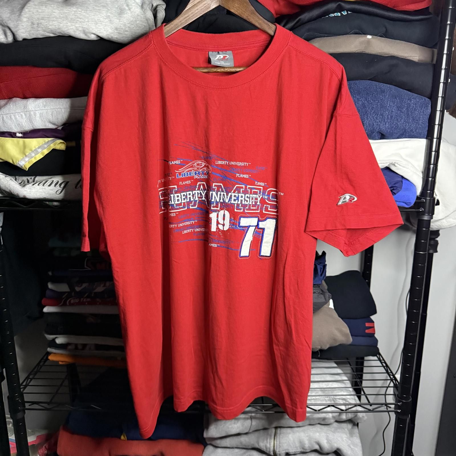 Pro Player Liberty University Flames T-shirt Size US XXL / EU 58 / 5 - 1 Thumbnail