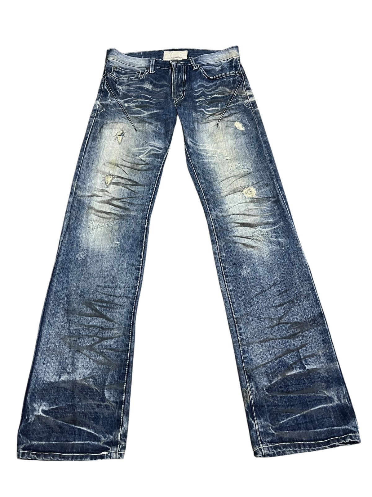 Neutral Infinity Clawmark Seditionaries Distressed Denim