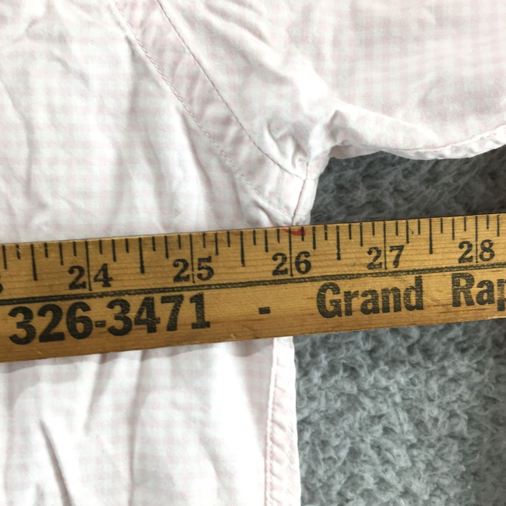 Tommy Hilfiger Tommy Hilfiger Shirt Mens Xxl Pink Cotton Long Sleeve Gingham Collar Button Down Size US XXL / EU 58 / 5 - 4 Thumbnail
