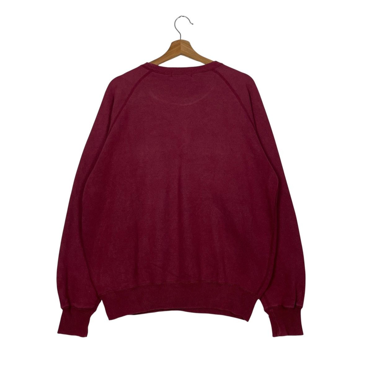 Polo Ralph Lauren Vtg Polo Ralph Lauren Red Crewneck Sweatshirt Size US L / EU 52-54 / 3 - 7 Thumbnail
