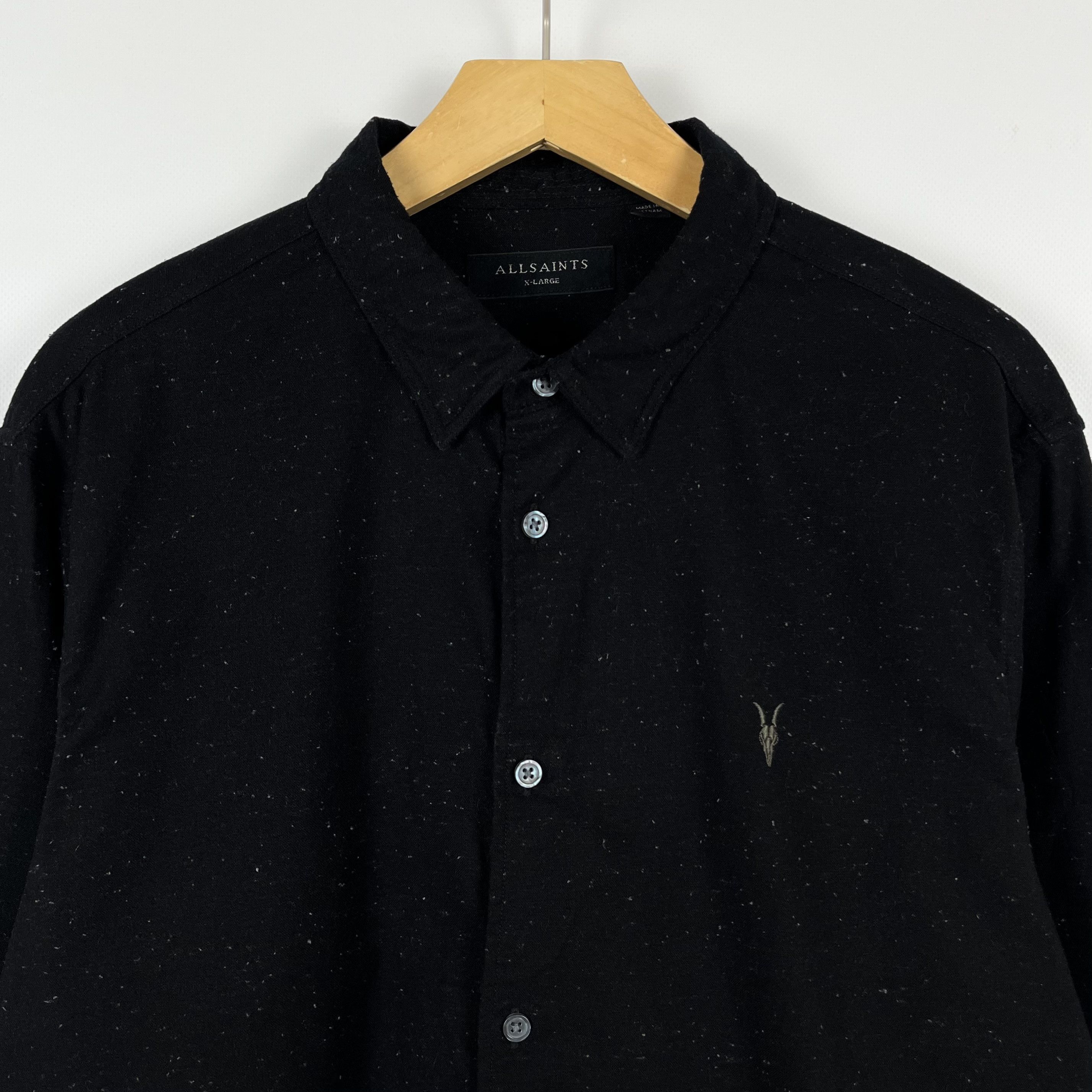 Allsaints Designer AllSaints Petrel Long Sleeve Button Up Shirt Size US XL / EU 56 / 4 - 6 Thumbnail