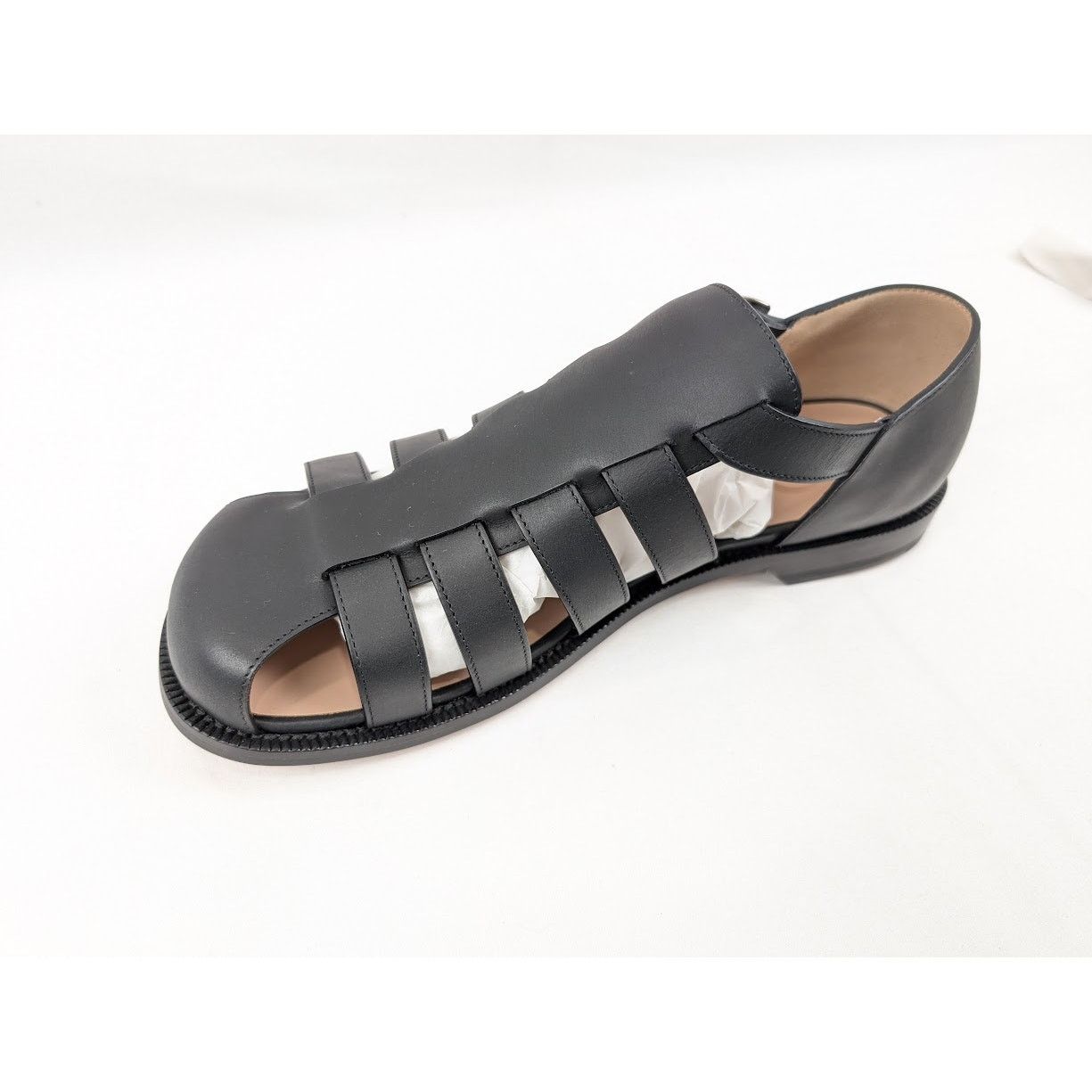 Loewe o1rshd1 Campo Leather Sandals in Black Size US 10 / EU 43 - 8 Thumbnail