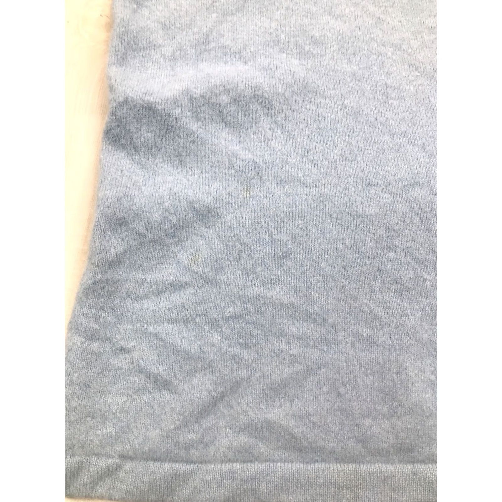 Vintage Blue High Neck 100% Cashmere Knit Sweater Womens Medium Size M / US 6-8 / IT 42-44 - 3 Thumbnail