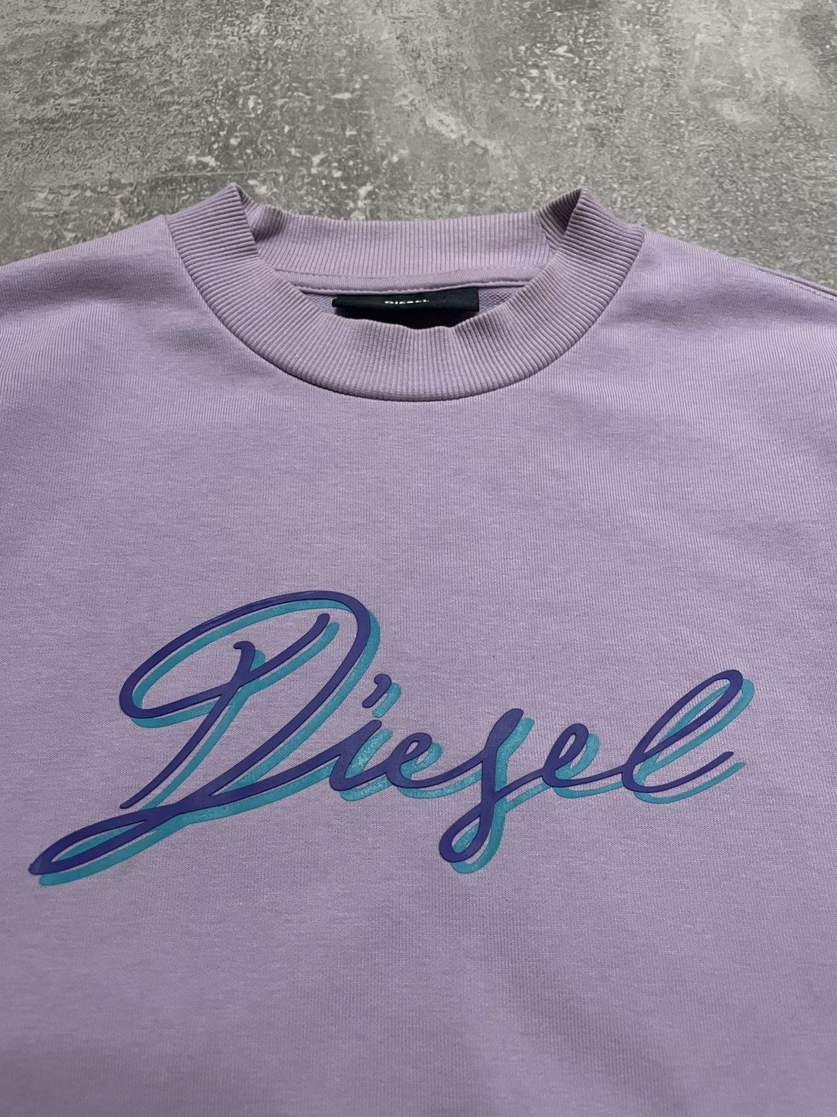 Diesel × Vintage Vintage Diesel Purple Sweatshirt Y2K Size S Size US S / EU 44-46 / 1 - 6 Thumbnail