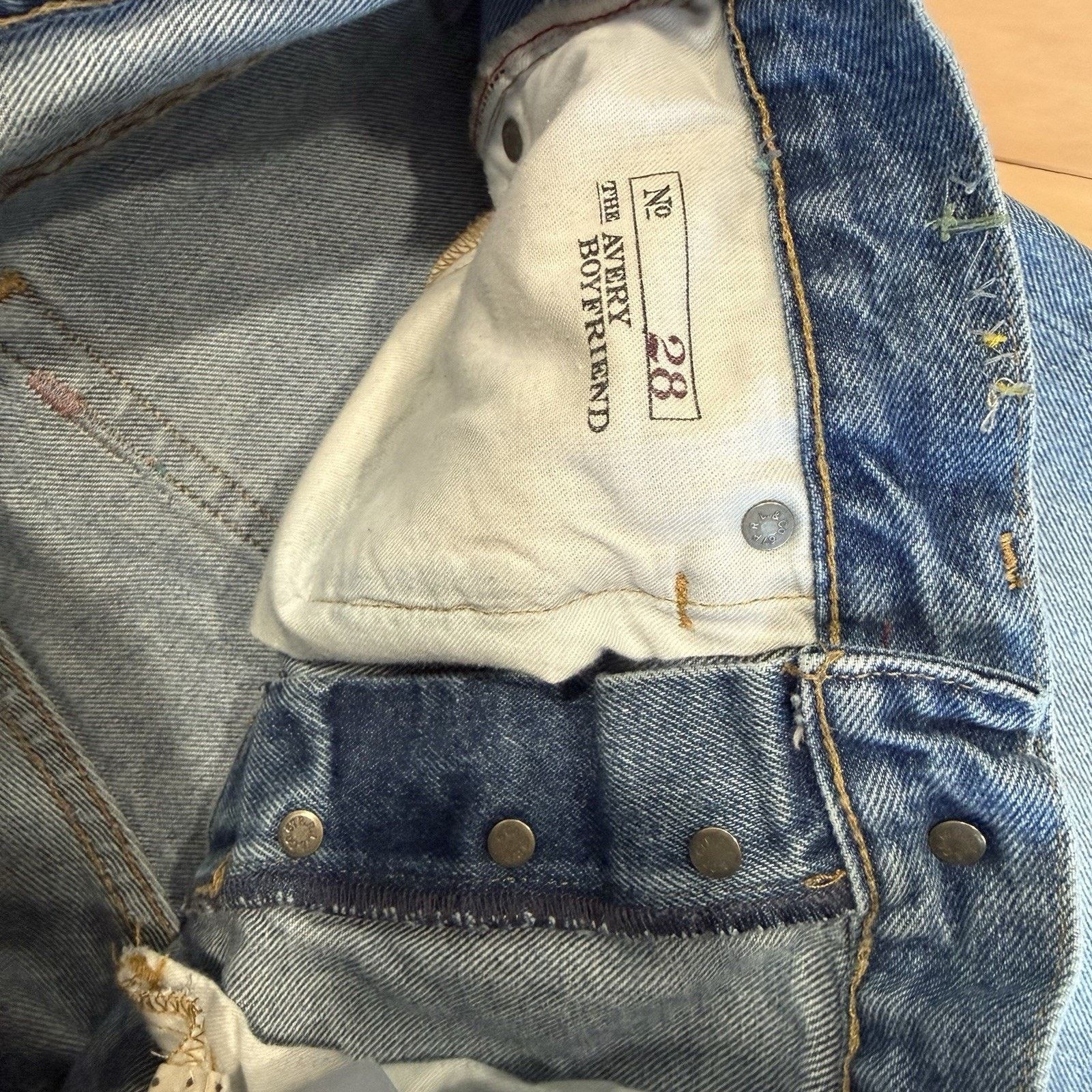 Polo Ralph Lauren Polo Ralph Lauren Jeans Women's 30 Blue Avery Boyfriend Size 30" / US 8 / IT 44 - 7 Thumbnail