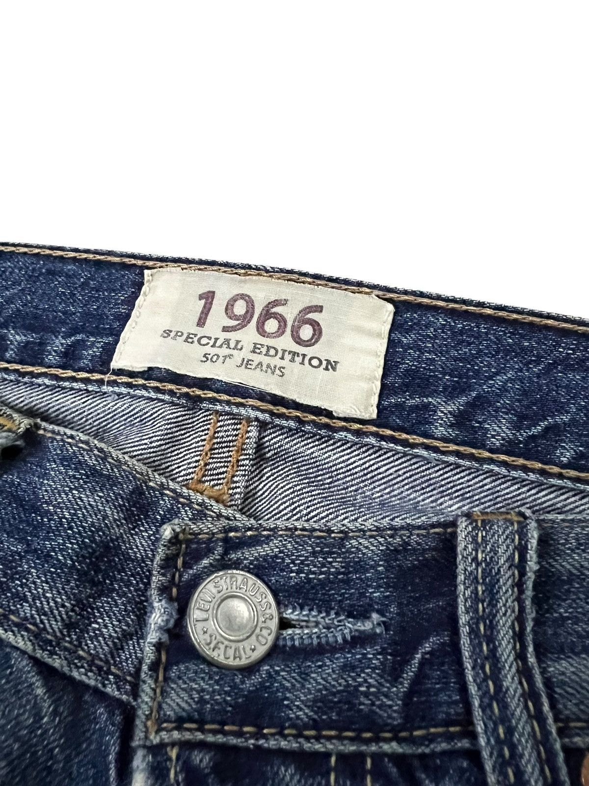 Levi's Vintage Levis 501 1966 Special Edition Distress Jean Size US 30 / EU 46 - 8 Thumbnail