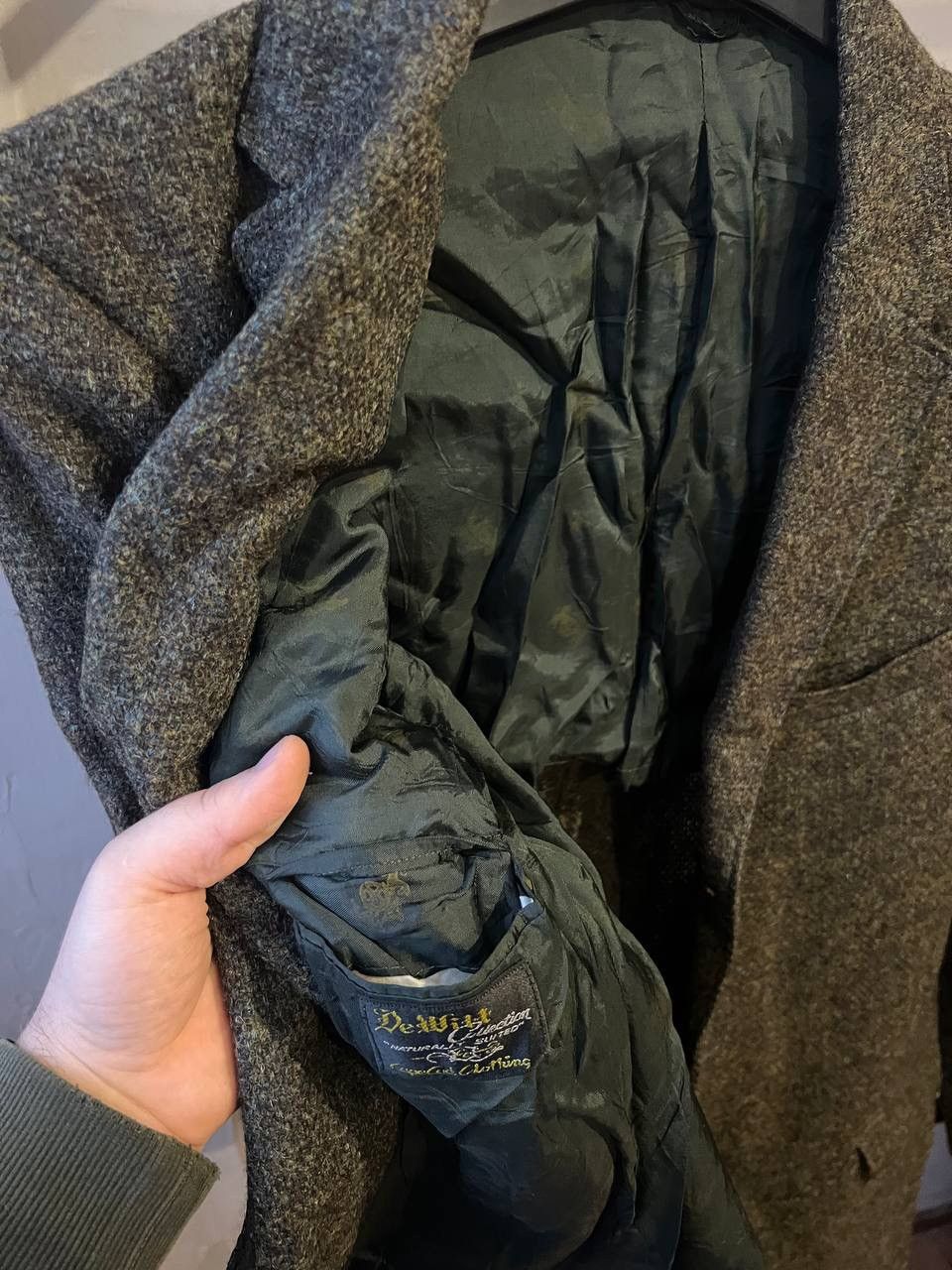Harris Tweed 1940/50 HARRIS TWEED RARE VINTAGE MENS WOOL BLAZER JACKET M Size 38L - 12 Thumbnail