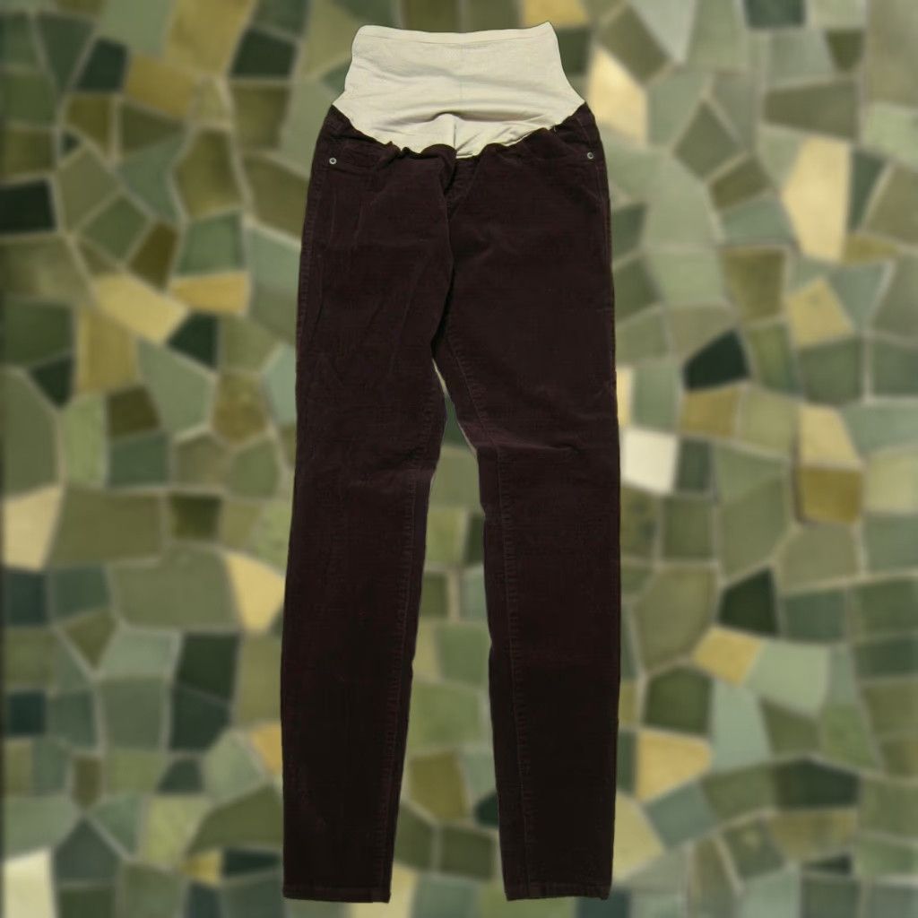 Old Navy Old Navy Maternity Rockstar Full Panel Corduroy Skinny Pant 2 Long Blue Cotton Spandex Pockets 30 Inseam Womens Size 26" / US 2 / IT 38 - 1 Thumbnail