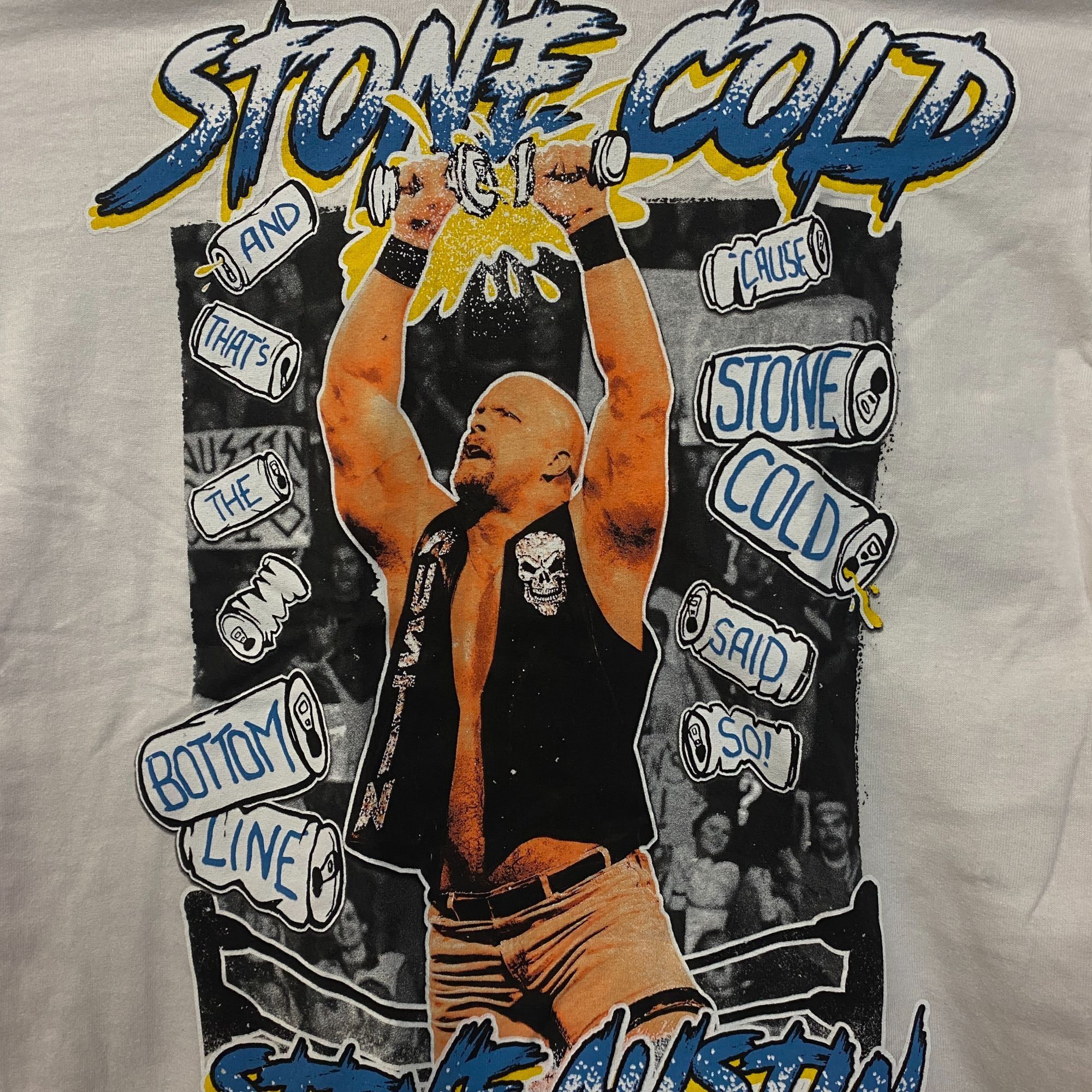 WWE WWE Stone Cold Steve Austin Superimposed Graphic T-Shirt Sma Size US S / EU 44-46 / 1 - 2 Thumbnail