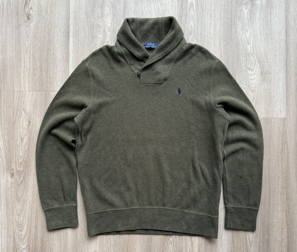 Polo Ralph Lauren Polo Ralph Lauren Khaki Sweater Size US L / EU 52-54 / 3 - 1 Thumbnail