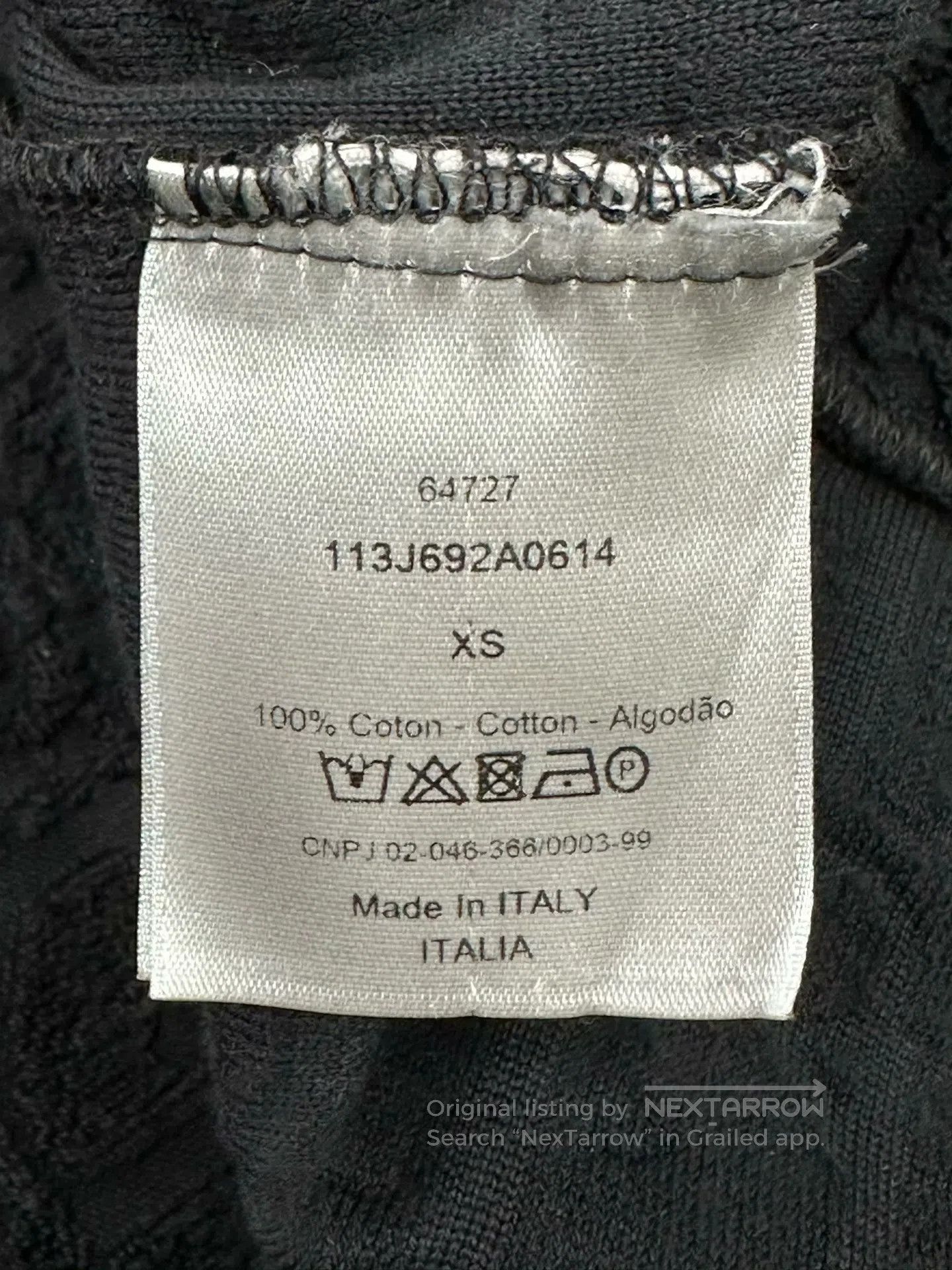 Dior Dior Black Monogram Logo Towel Short Sleeve| Size US XS / EU 42 / 0 - 4 Thumbnail