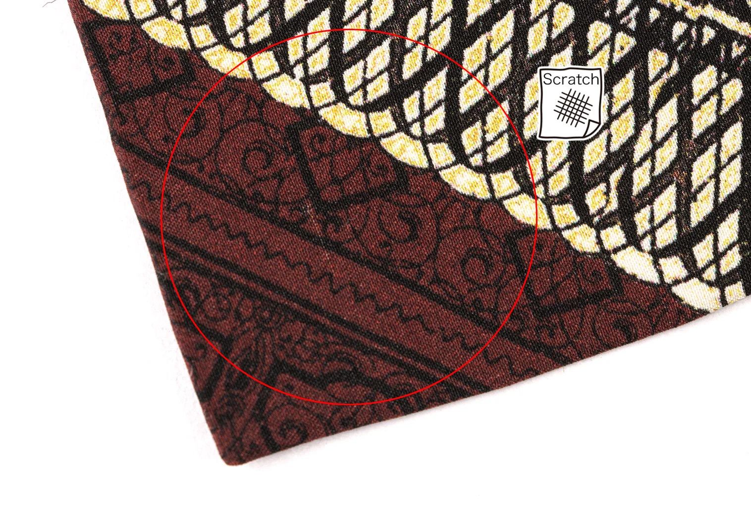 Jean Paul Gaultier Silk Tie with Bill Print in Wine and Black Size ONE SIZE - 5 Thumbnail