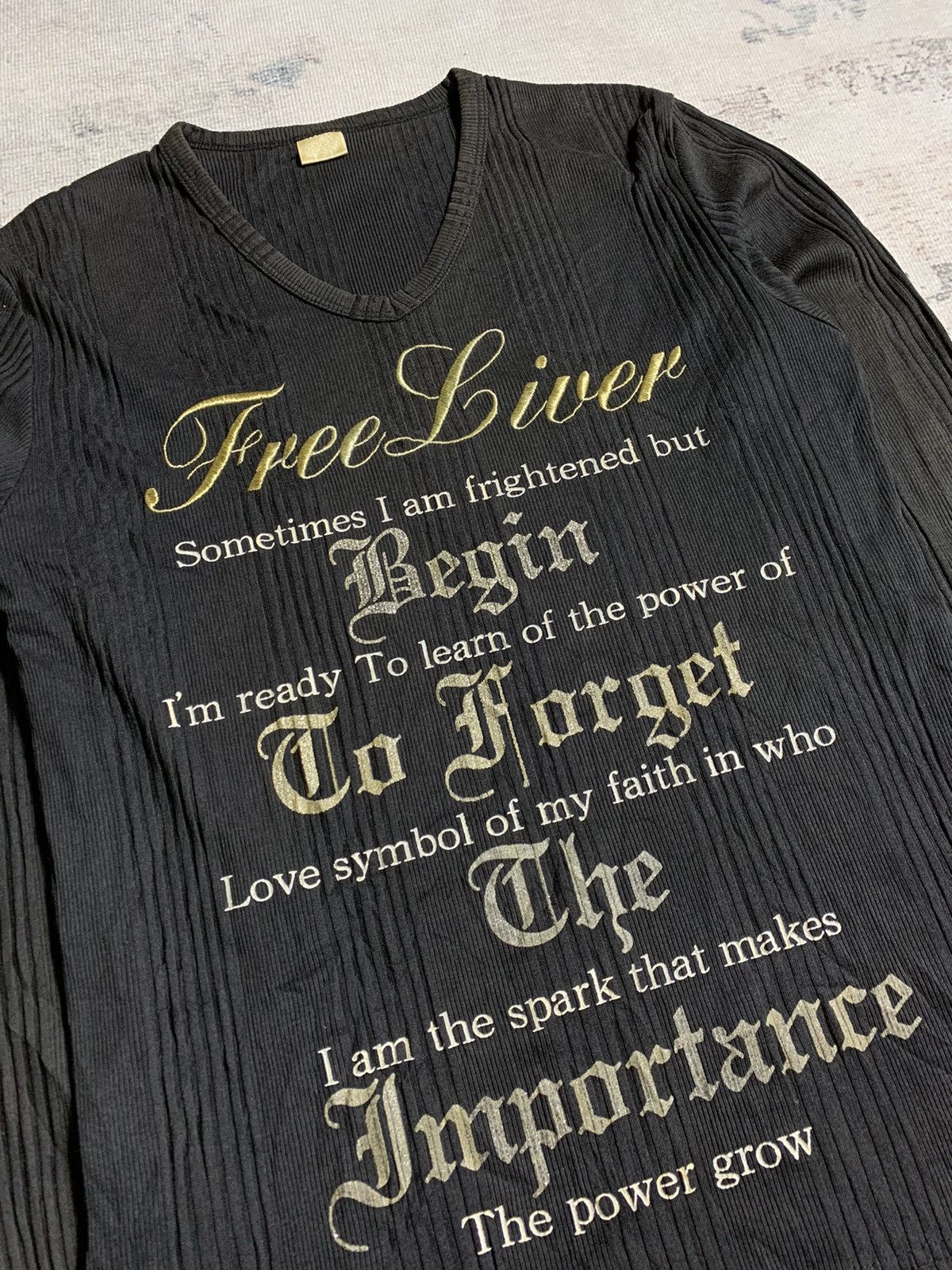 If Six Was Nine Japan-Corn flake Poem Long sleeve lgb style Size US M / EU 48-50 / 2 - 2 Thumbnail