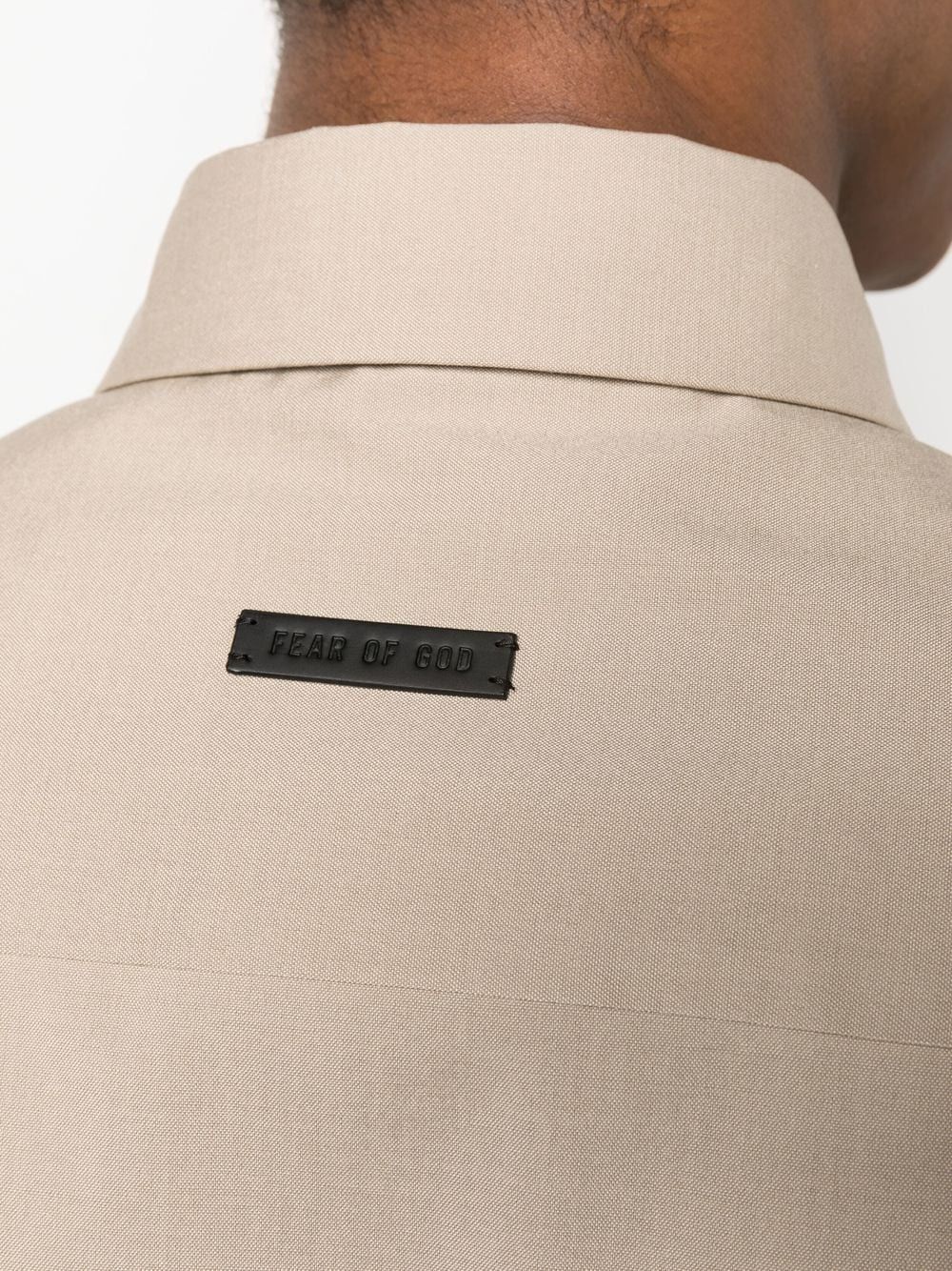 Fear of God o1y0125 Solid Color Shirt in Beige Size US XL / EU 56 / 4 - 5 Thumbnail