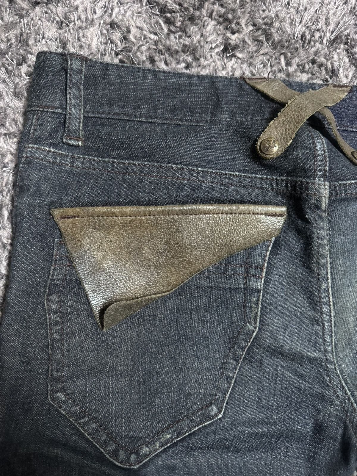 14th Addiction 14th Addiction Distressed Patchwork Jeans Size US 29 - 14 Thumbnail