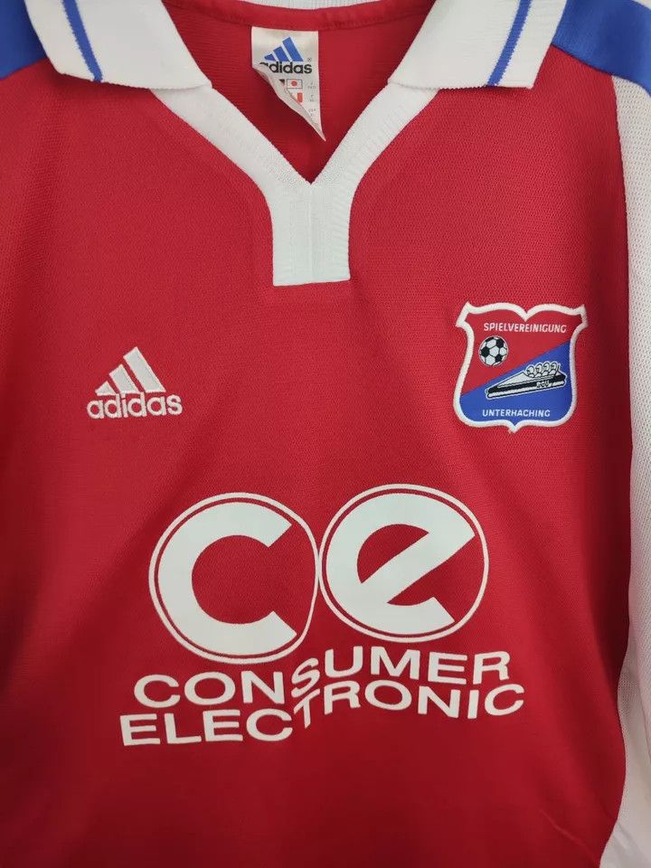 Adidas Spvgg Unterhaching home 2000-02 #Schuiteman Matchworn Size US XL / EU 56 / 4 - 2 Thumbnail