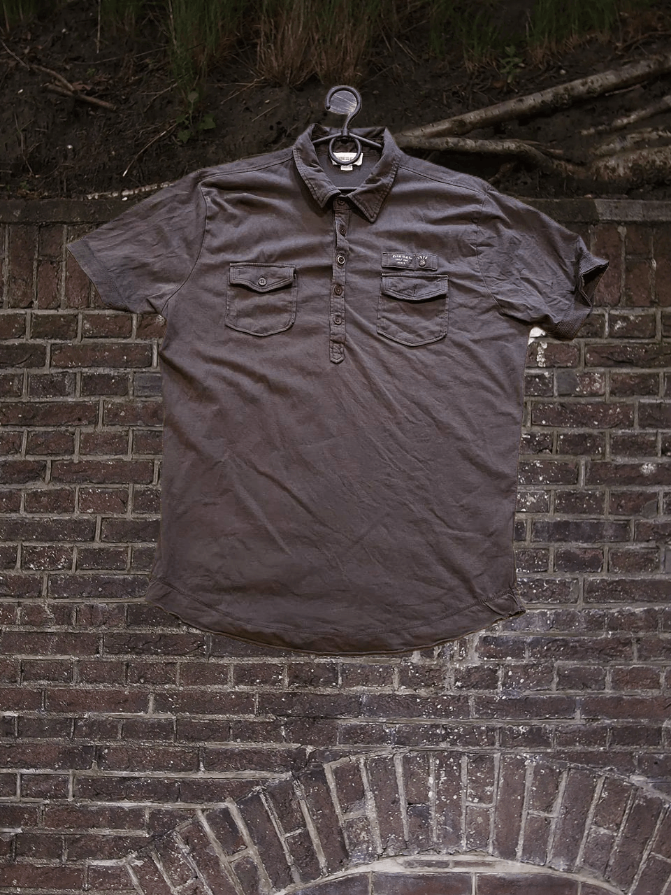Diesel Y2K Polo Diesel Vintage T-shirt logo streetwear Size US XL / EU 56 / 4 - 1 Thumbnail