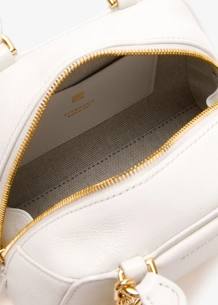 Givenchy os11x1225 Size: OS / Nano Antigona Cube Bag in Ivory Size ONE SIZE - 4 Thumbnail