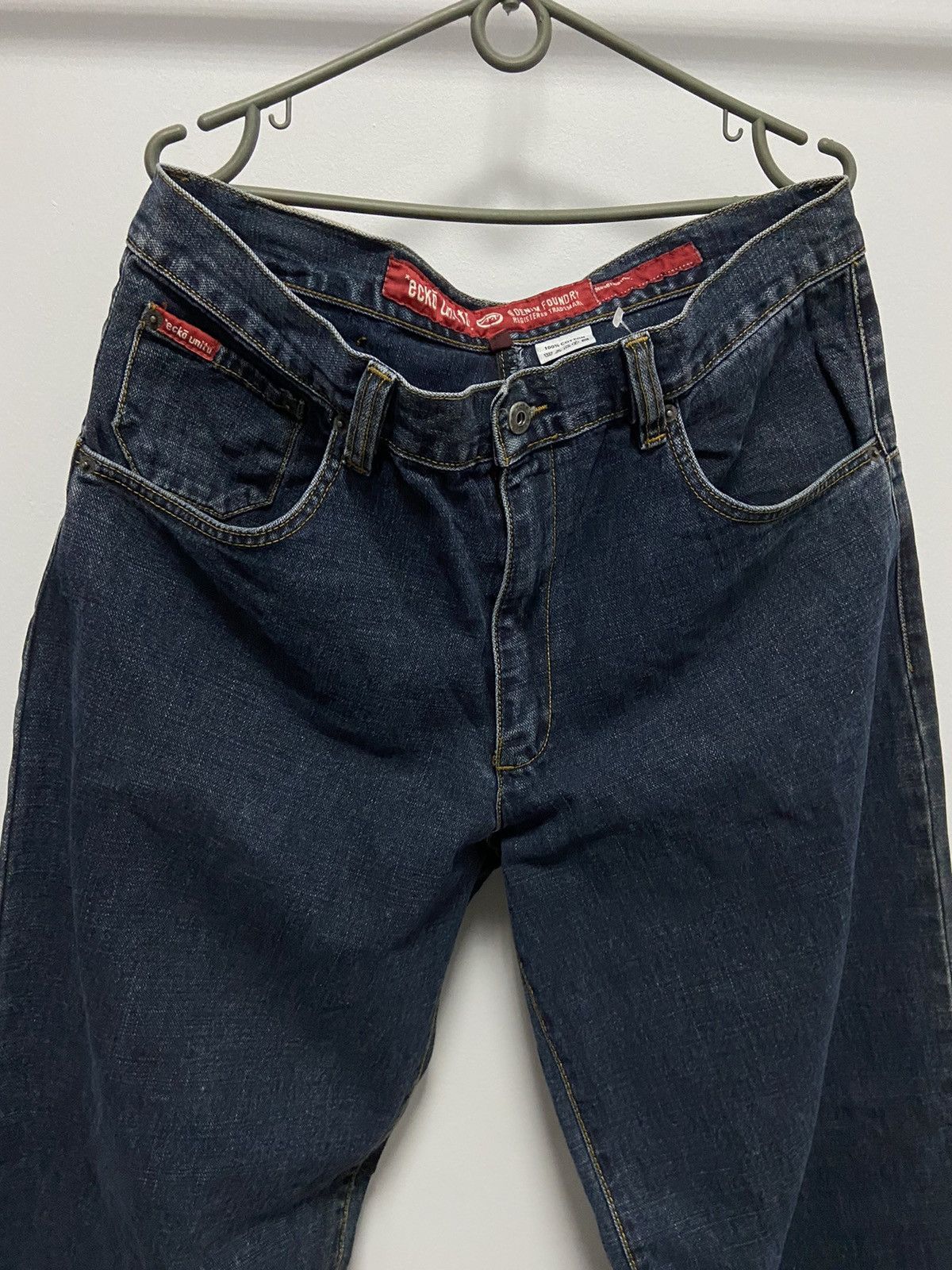 Ecko Unltd. × Vintage Ecko Unltd. Vintage denim pants skate pocket logo Size US 36 / EU 52 - 5 Thumbnail