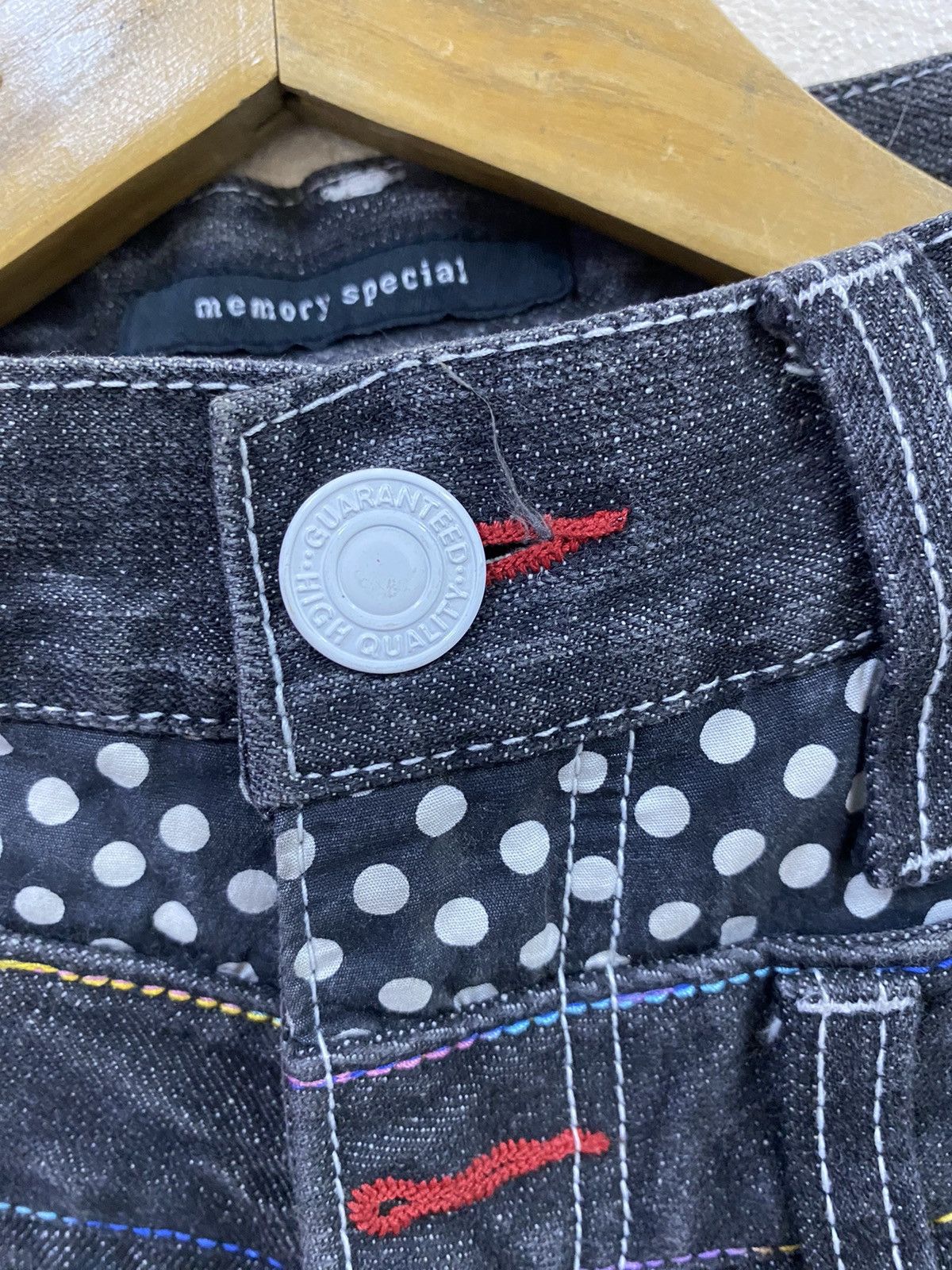 Japanese Brand Vtg Double Waist Denim - Memory Special Size US 30 / EU 46 - 6 Thumbnail