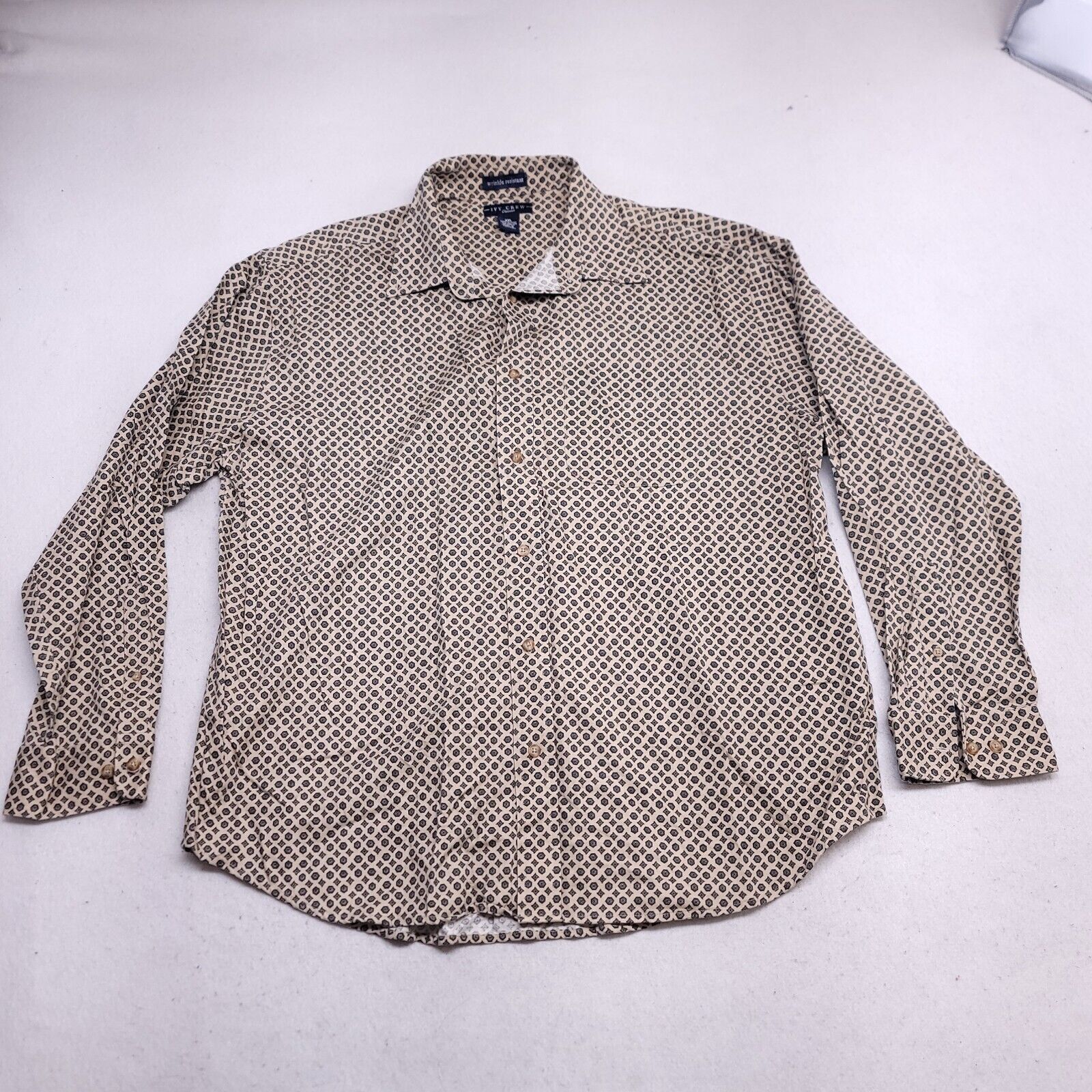 Ivy Crew Ivy Crew Button Up Long Sleeve Shirt Mens Size 2XL Brown Size US XXL / EU 58 / 5 - 2 Thumbnail