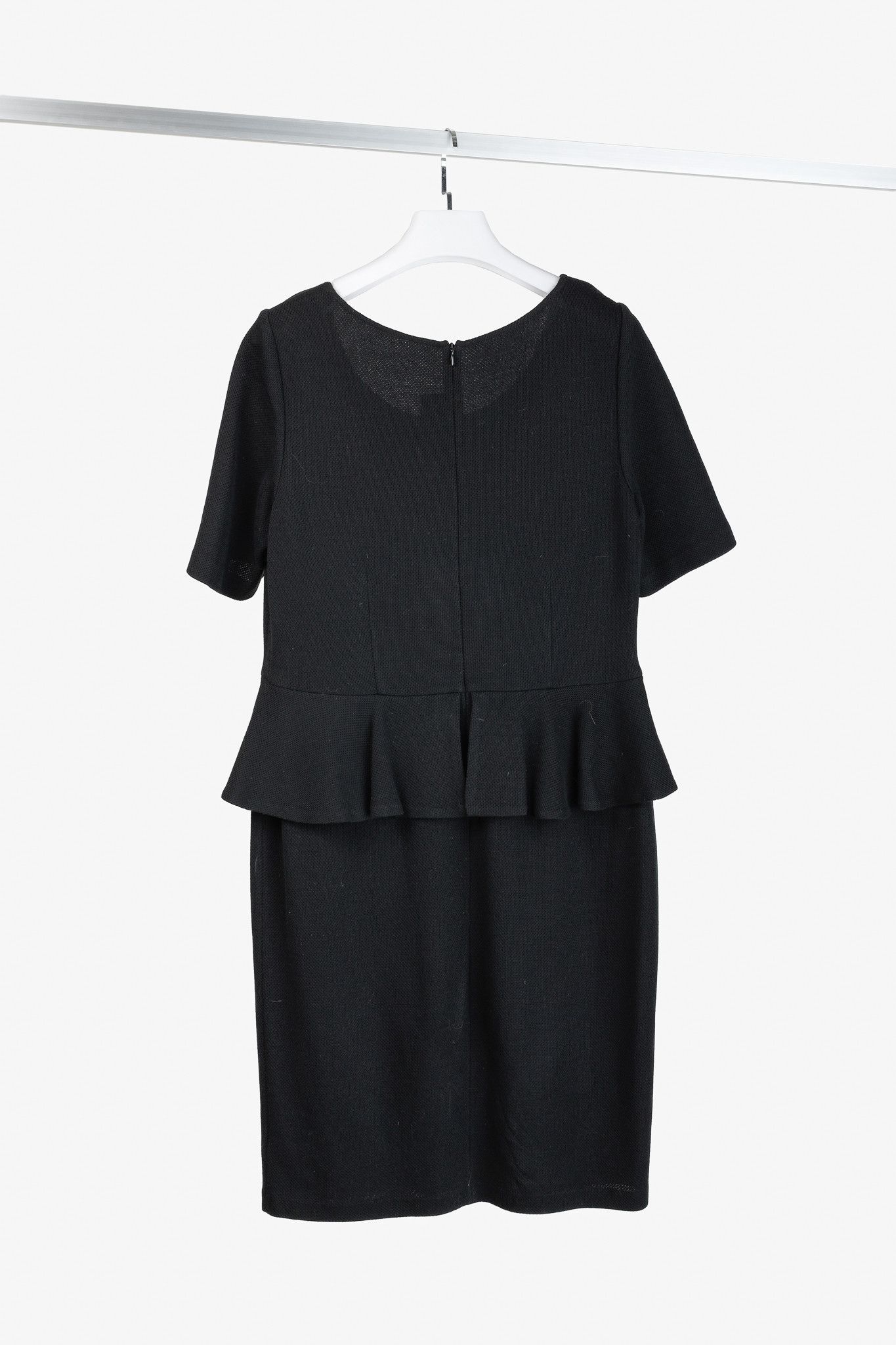 John Caviar Resort 2016 Milano Pique Knit Peplum Dress