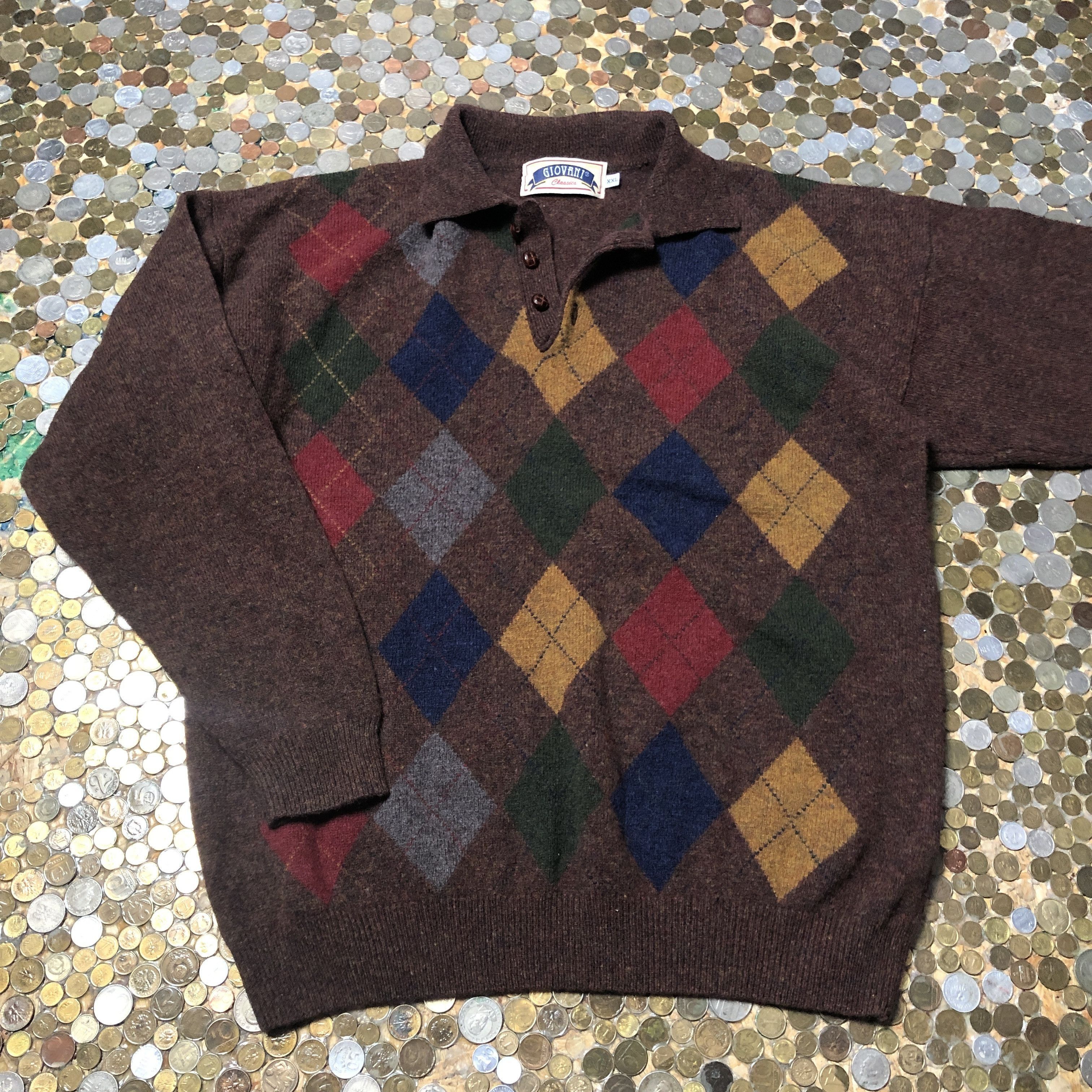 Vintage Giovani Sweater Vintage 90's Size US XXL / EU 58 / 5 - 1 Thumbnail