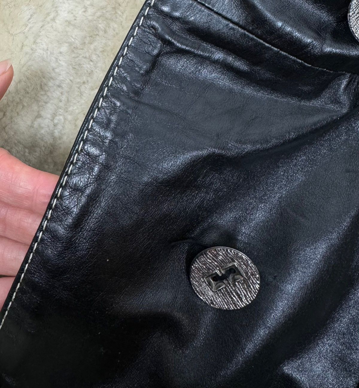 Other Jaris Genuine Leather Sheepskin Coat Belted size XS Size XS / US 0-2 / IT 36-38 - 14 Thumbnail