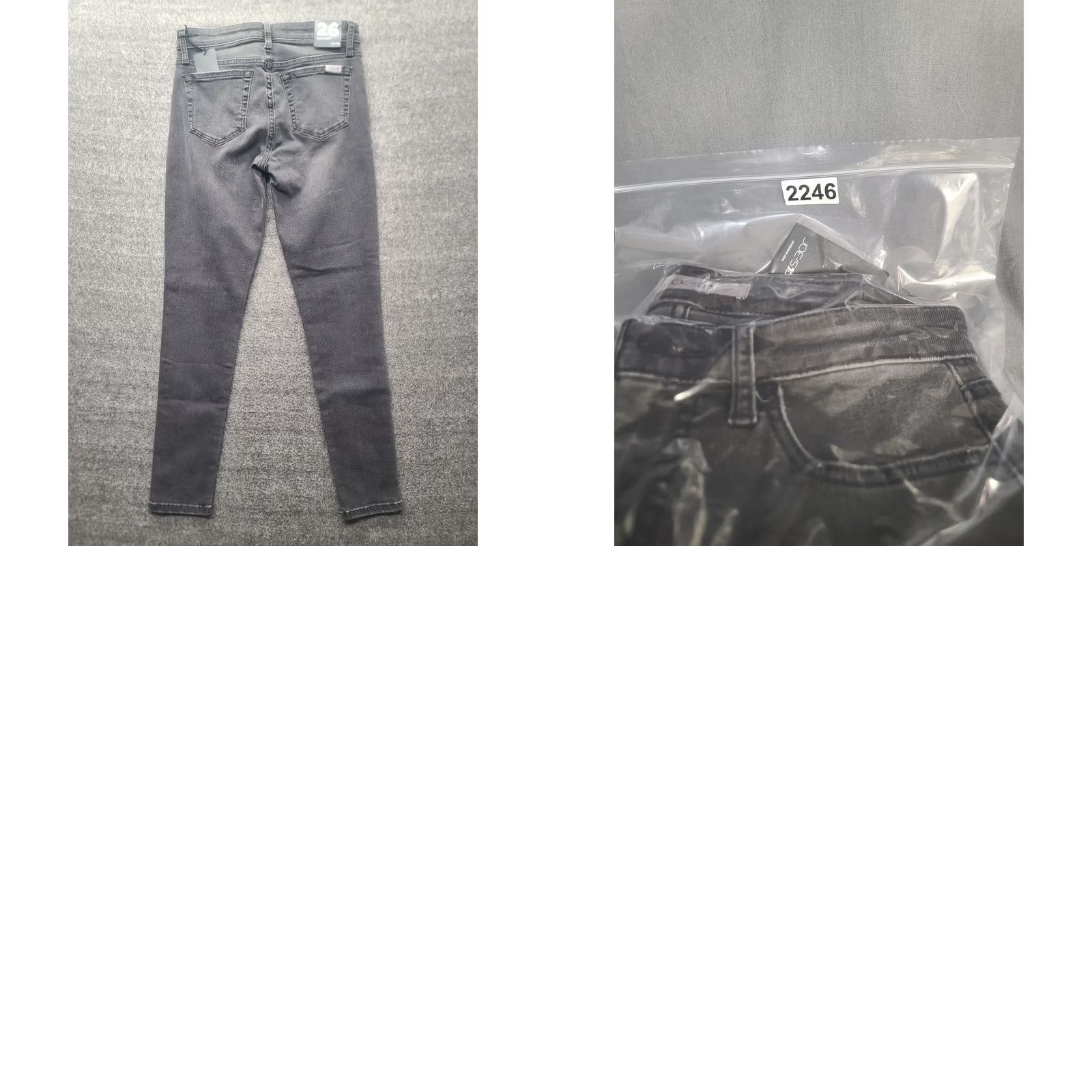 Vintage VINTAGE Joe's Jeans Black 26x28 Skinny Fit Ankle Distressed Whiskering Womens Jeans Size 26" / US 2 / IT 38 - 10 Thumbnail