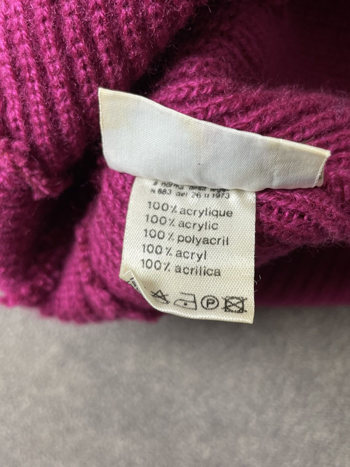 Lacoste Vintage 90s Lacoste Beanie Chemise Archive Rare Wool France Size ONE SIZE - 5 Thumbnail