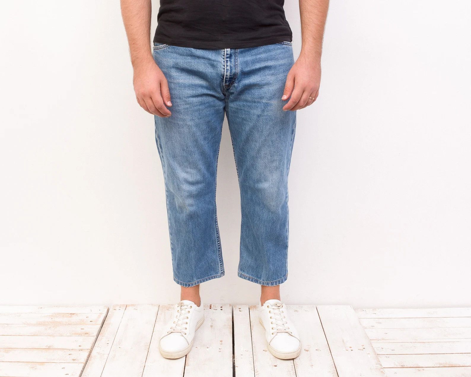 Levi's 521 Vintage Men's W36 L28 Jeans Denim Pants Straight Size US 36 / EU 52 - 1 Thumbnail