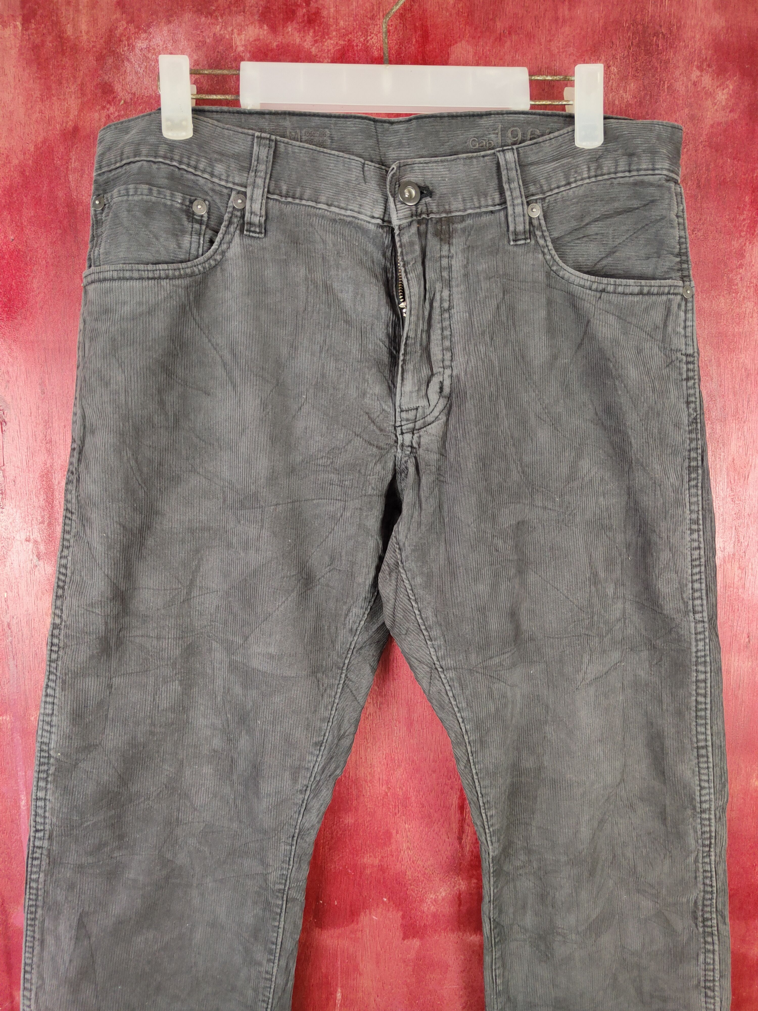 Gap Gap 1969 Dark Purple vintage Corduroy Pants #S1279 Size US 34 / EU 50 - 2 Thumbnail