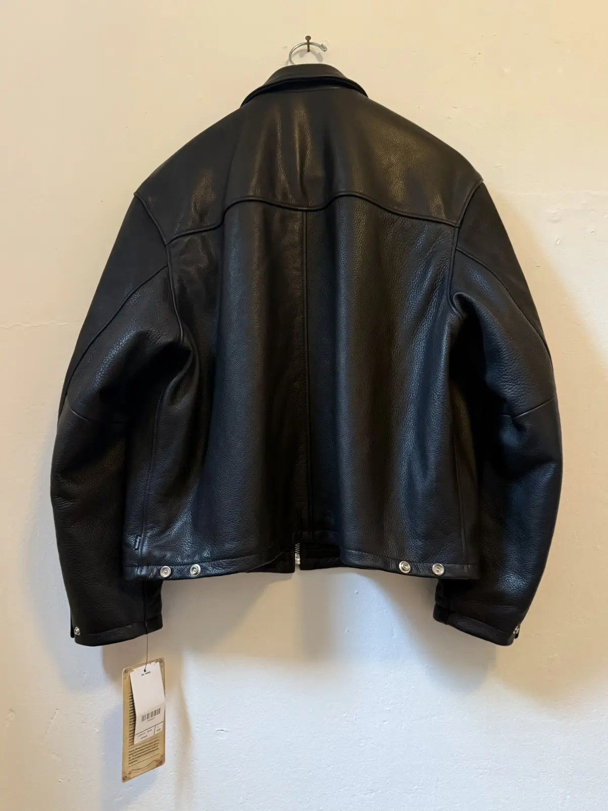 Schott × Supreme Leather Racer Jacket FW24 Size US L / EU 52-54 / 3 - 4 Thumbnail