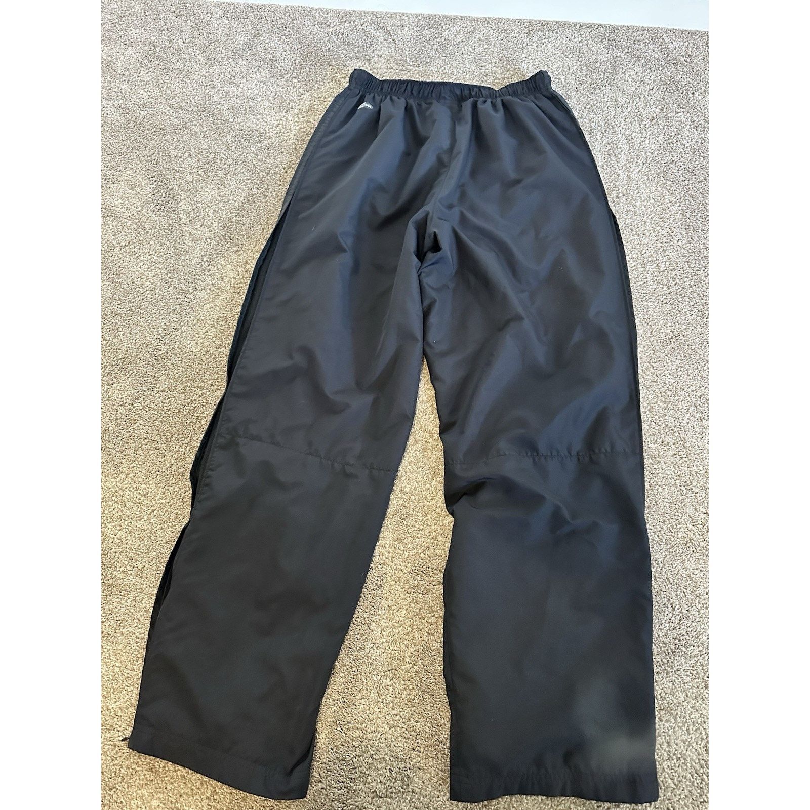 Adidas Vintage Y2K Adidas Pants Men Medium Black Windbreaker Size US 31 - 11 Thumbnail