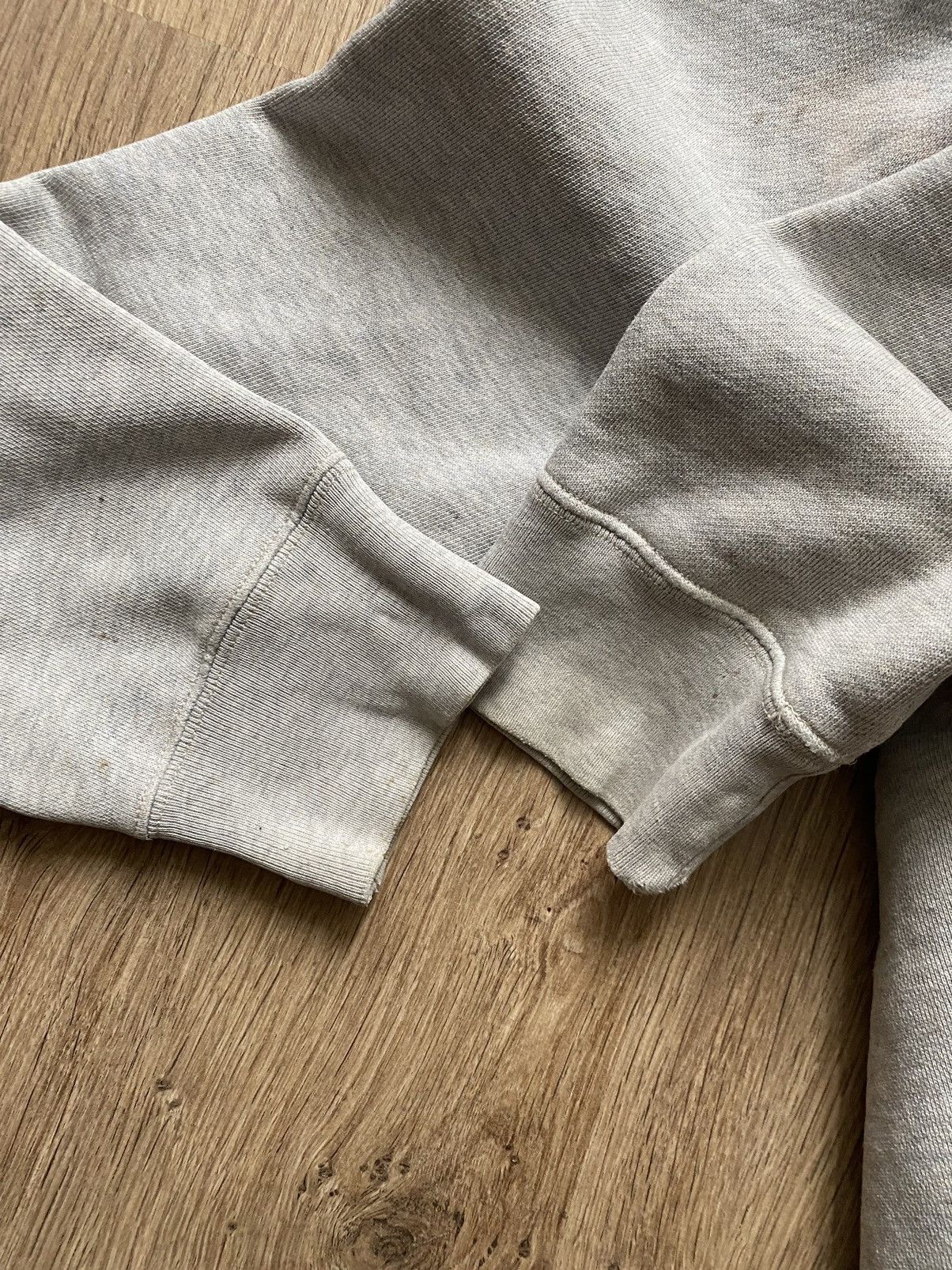 Polo Ralph Lauren × Vintage Vintage Polo Ralph Lauren Y2K tight light grey zip hoodie Size US L / EU 52-54 / 3 - 8 Thumbnail