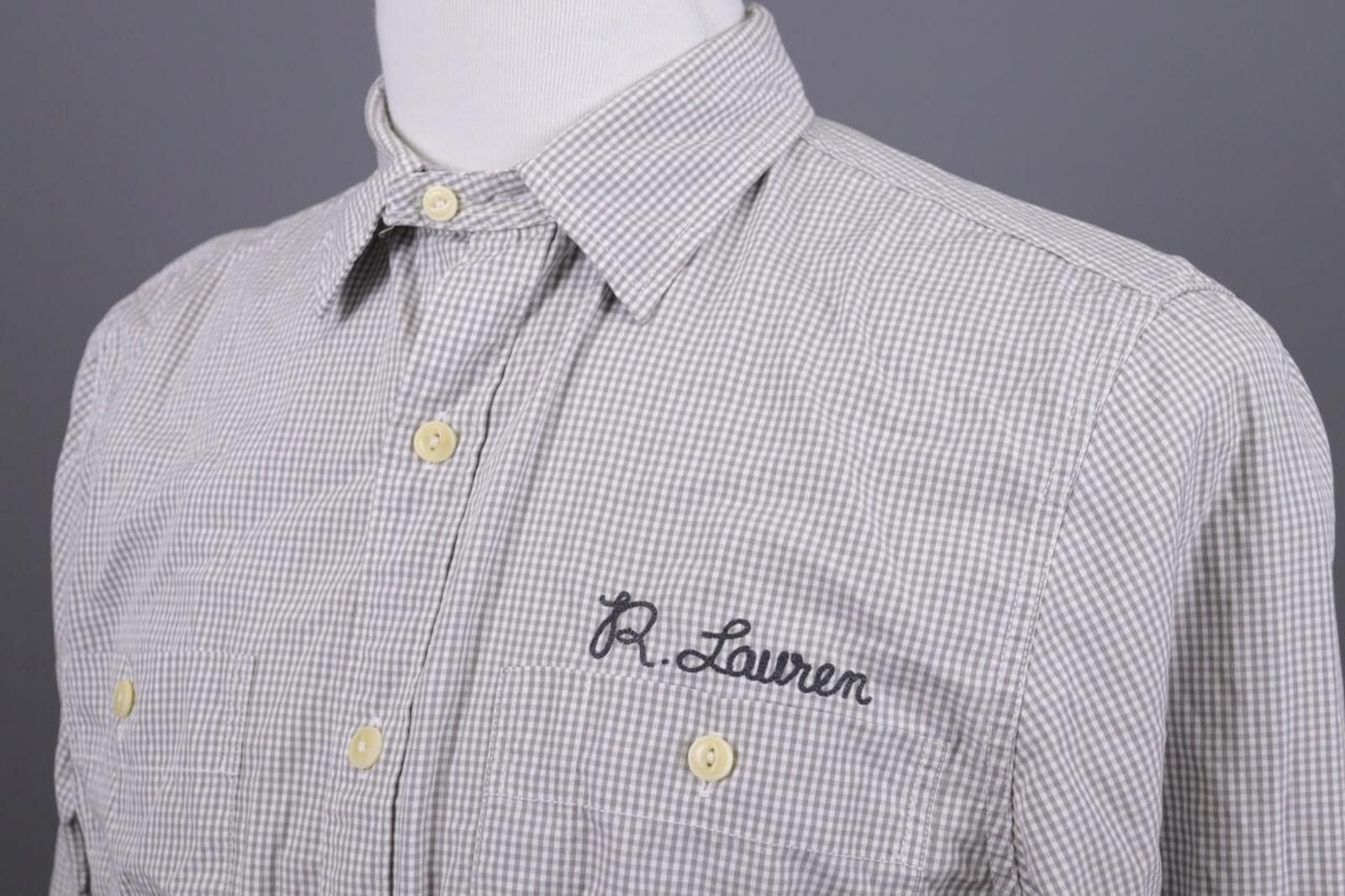Polo Ralph Lauren Polo Jeans Company Ralph Lauren Gray Check Shirt Size L Size US L / EU 52-54 / 3 - 8 Thumbnail