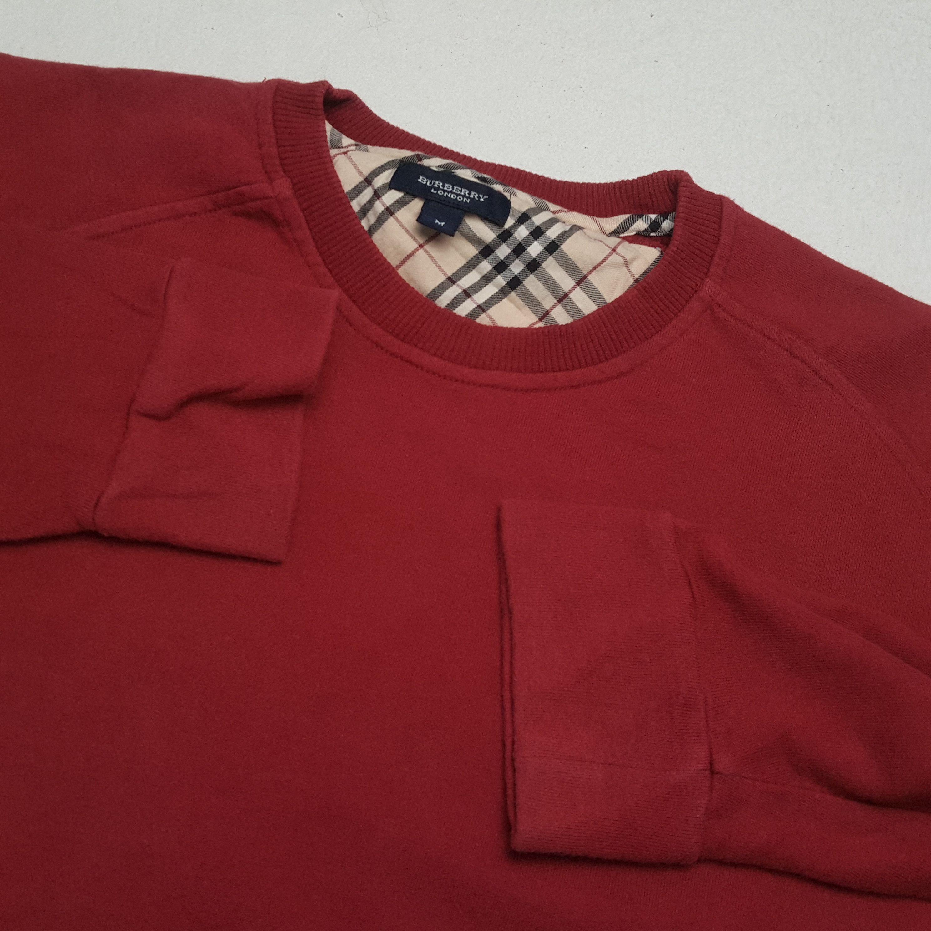 Burberry × Vintage BURBERRY LONDON Fashion Brand Custom Art Sweatshirt Size US M / EU 48-50 / 2 - 8 Thumbnail