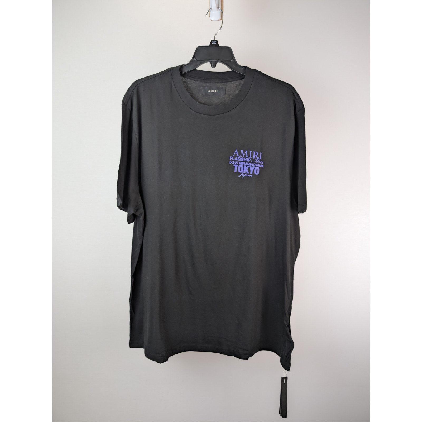 Amiri o1rshd1 3XL Bones Stacked Cotton T-shirt Tokyo in Black Size US XXL / EU 58 / 5 - 9 Thumbnail
