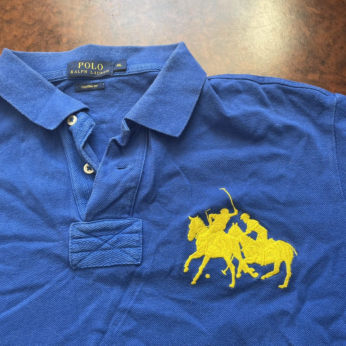 Polo Ralph Lauren × Vintage Tee shirt 3 blue Polo Ralph Lauren CHIEF KEEF rrl old money Size US XL / EU 56 / 4 - 2 Thumbnail