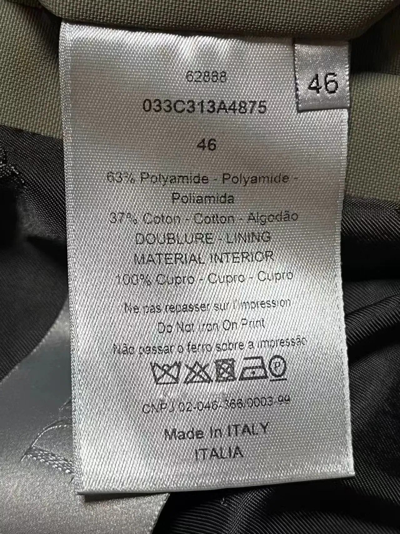 Dior Dior Logo Print Men's Parka Jacket. Size US S / EU 44-46 / 1 - 7 Thumbnail