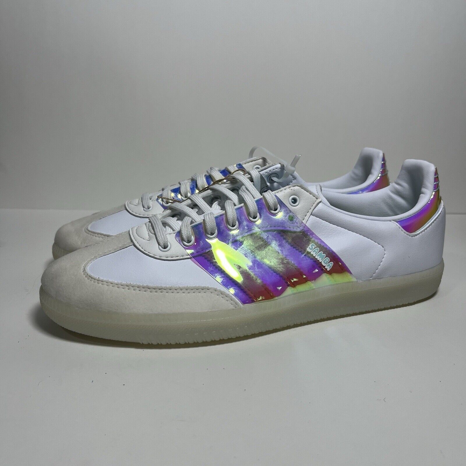 Adidas Size 10.5 - adidas Samba OG White Iridescent BRAND NEW | Grailed