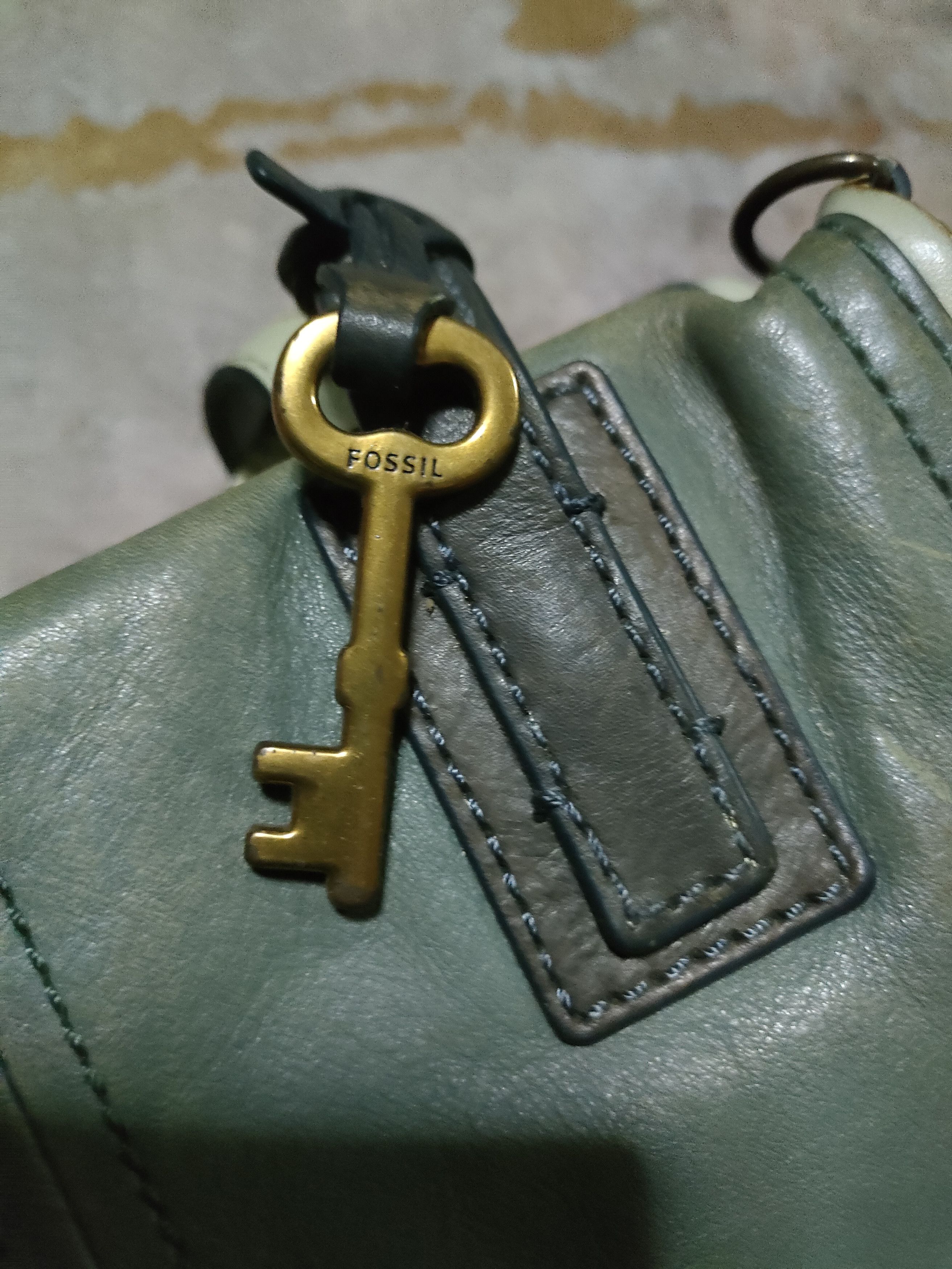 Fossil × Genuine Leather Fossil Leather Handbag Size ONE SIZE - 2 Thumbnail