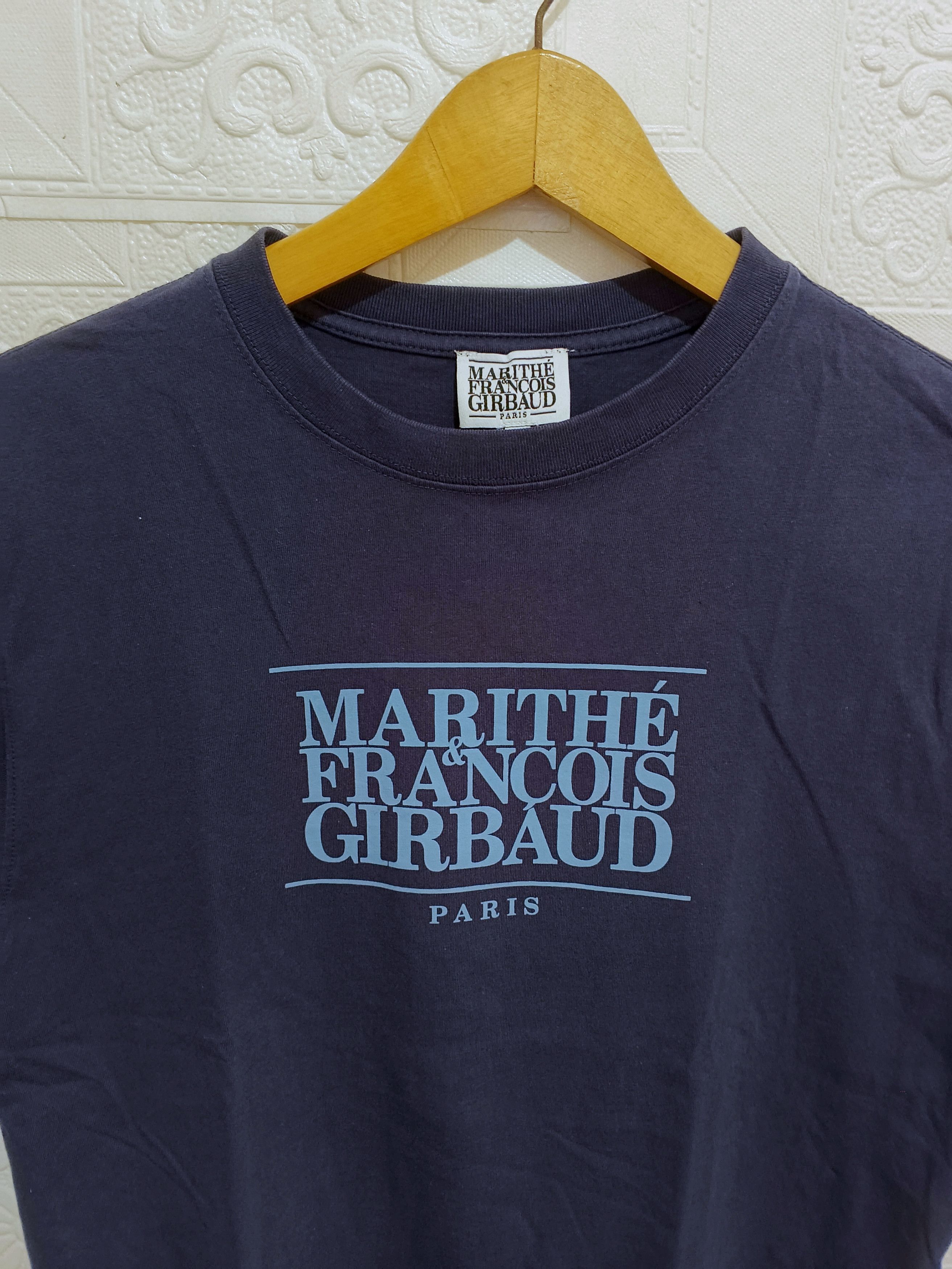 Marithe + Francois Girbaud Marithe Francois Girbaud Classic Logo Navy Tee Women Size S / US 4 / IT 40 - 2 Thumbnail
